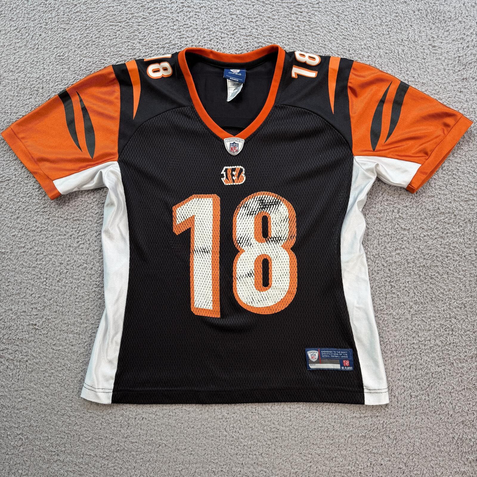 NFL Vintage Cincinnati Bengals AJ Green #18 NFL Jersey Womens M Size M / US 6-8 / IT 42-44 - 1 Thumbnail