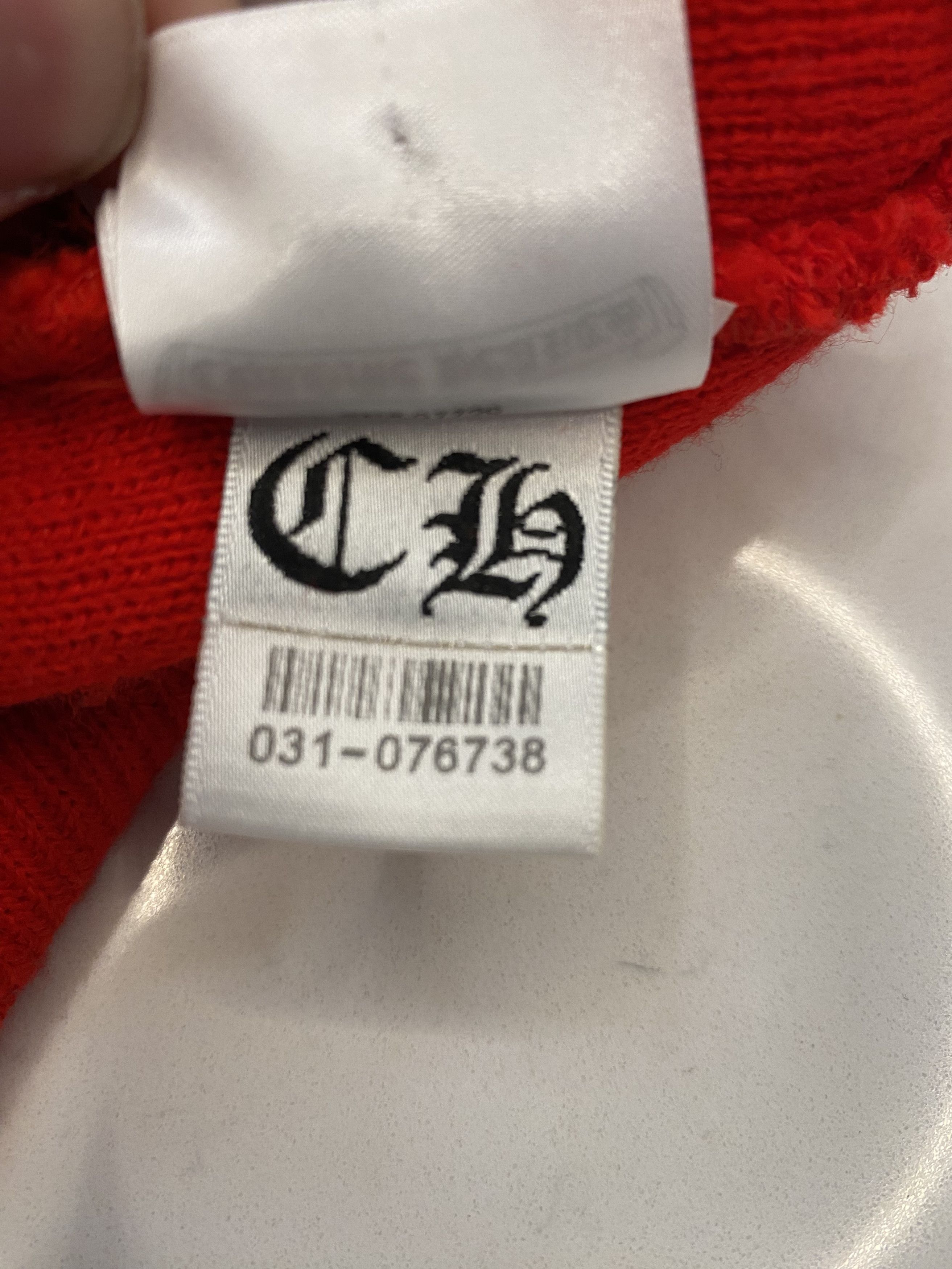 Chrome Hearts Chrome Hearts Logo Beanie Red Size ONE SIZE - 5 Thumbnail