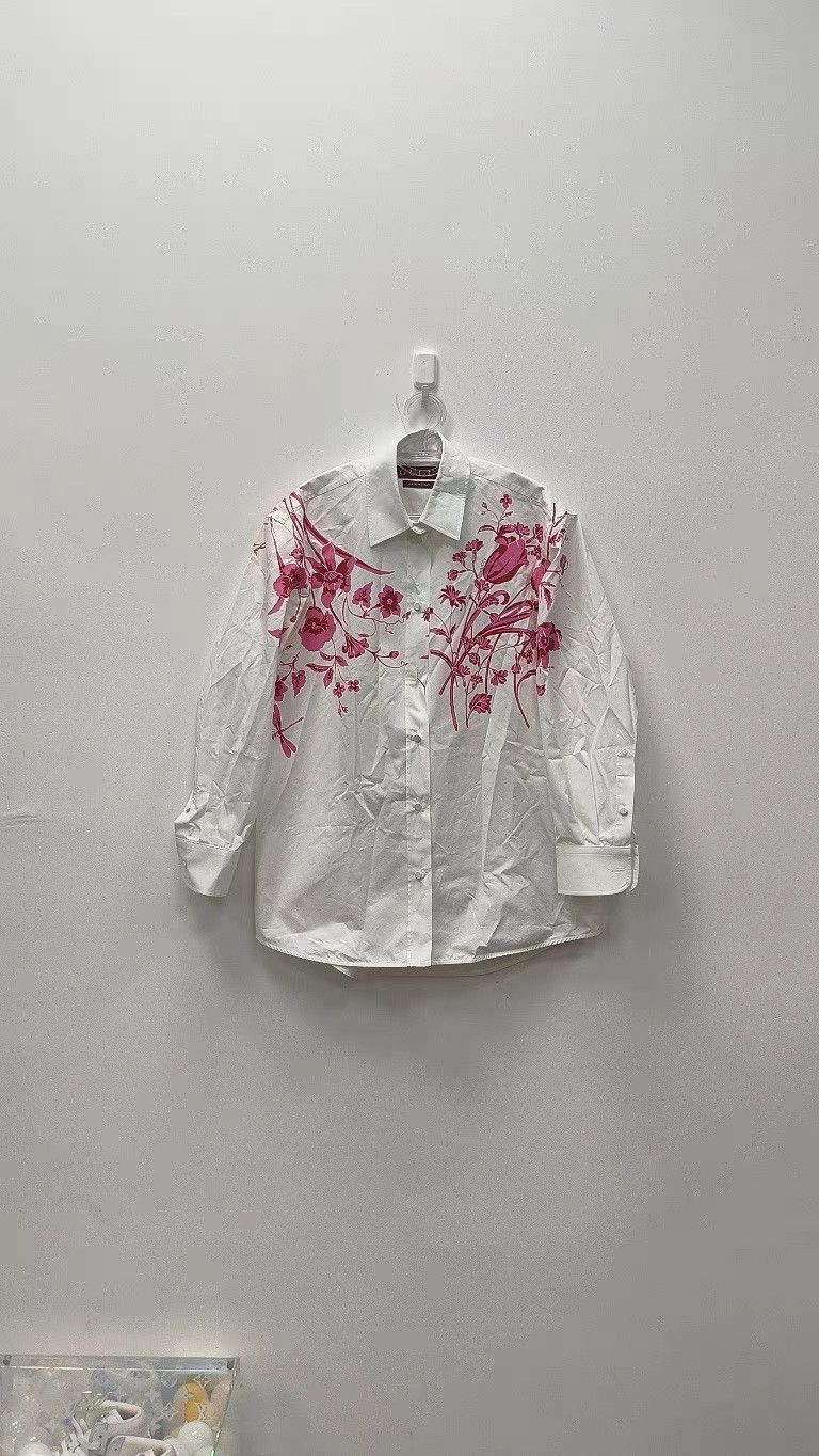 Gucci Gucci Spring Summer Red Packet Floral Shirt K2 Size XS / US 0-2 / IT 36-38 - 1 Thumbnail