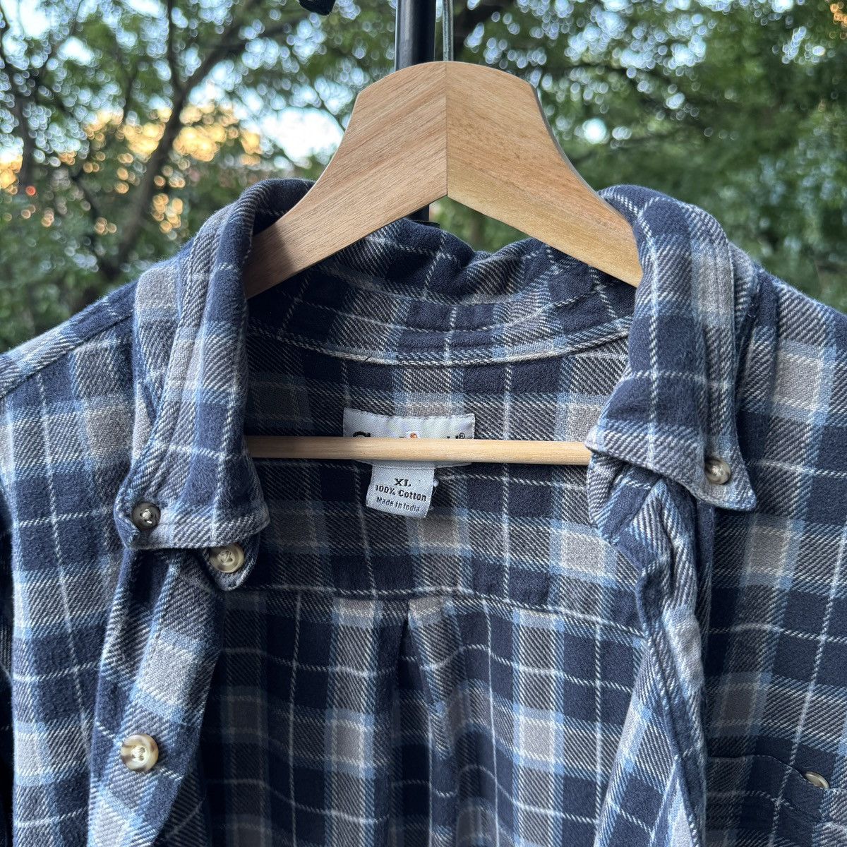 Vintage Carhartt Faded Flannel Shirt ERD Grunge Thrashed Distressed Size US XL / EU 56 / 4 - 5 Thumbnail