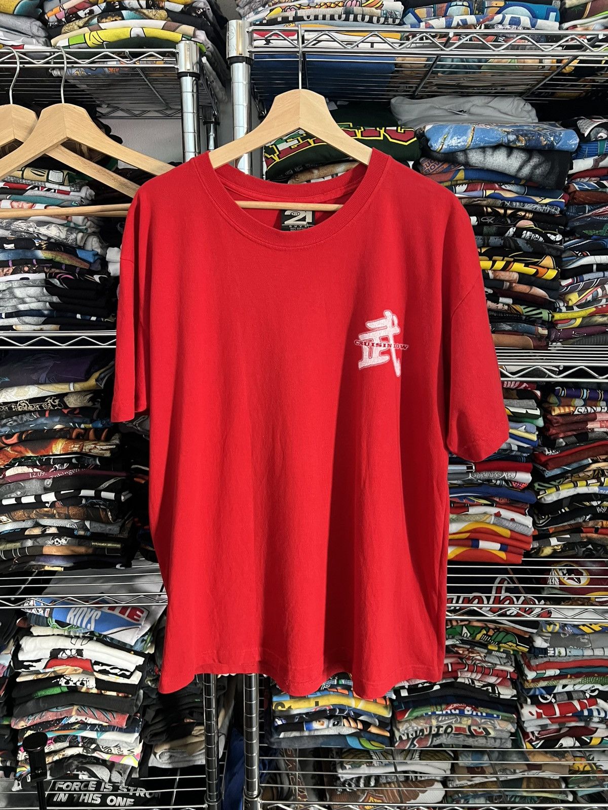 Anime 90s Cruisin Low Fate Kanji Fantasy Japanese Tee Size US L / EU 52-54 / 3 - 2 Thumbnail
