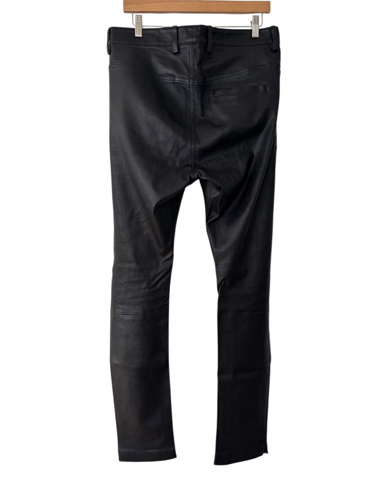 Ann Demeulemeester Ann Demeulemeester Leather Pants Size US 33 - 4 Thumbnail