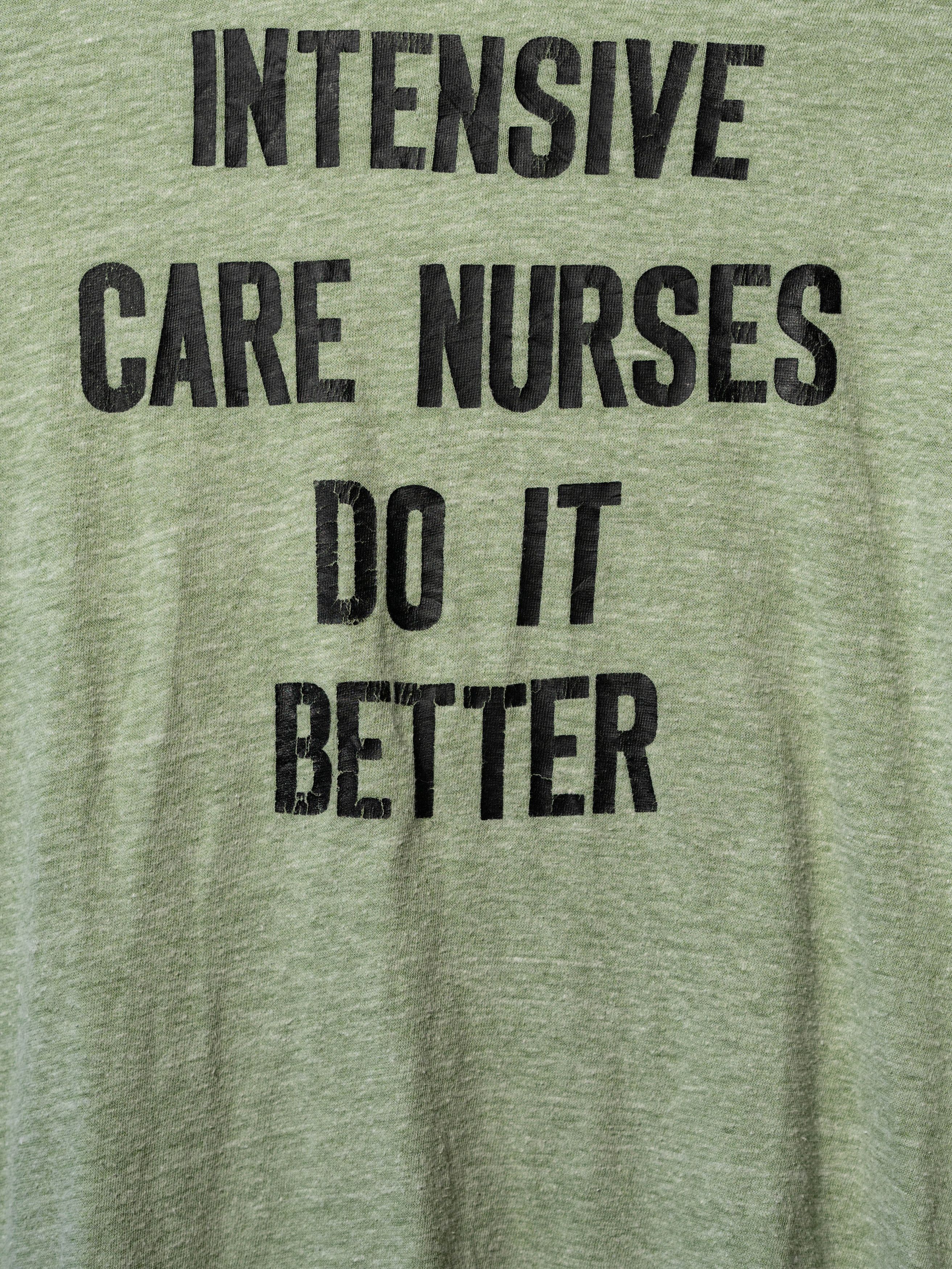 Vintage 1970s Intensive Care Nurses Do It Better Ringer Tee Size US M / EU 48-50 / 2 - 3 Thumbnail