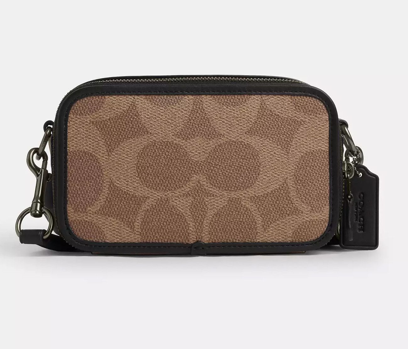 Coach Wyatt Crossbody Bag In Blocked Signature Canvas CAB80 Size ONE SIZE - 5 Thumbnail