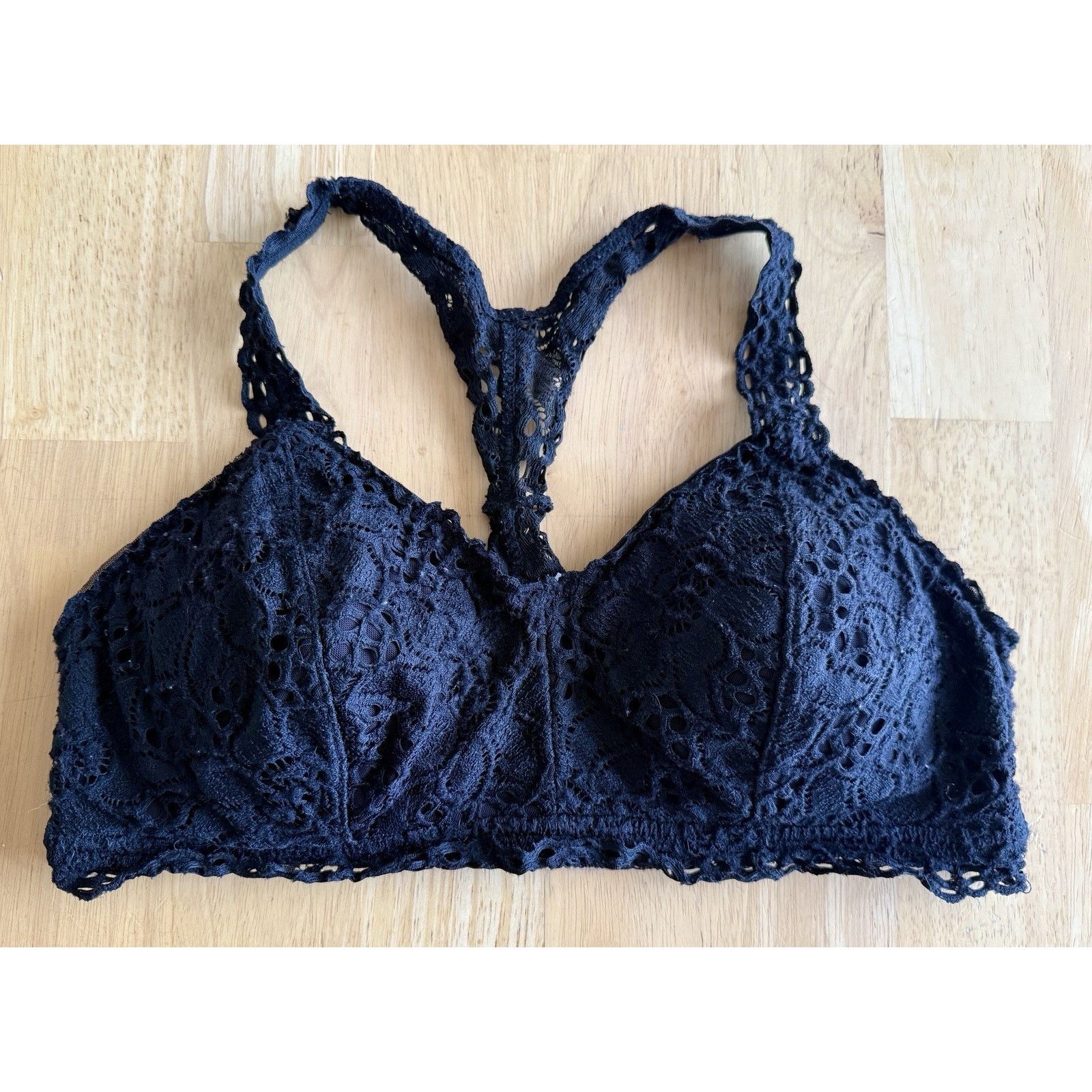 Other Maurices Womens Size Large Pullover Padded Lace Bralette Blk Size ONE SIZE - 2 Thumbnail