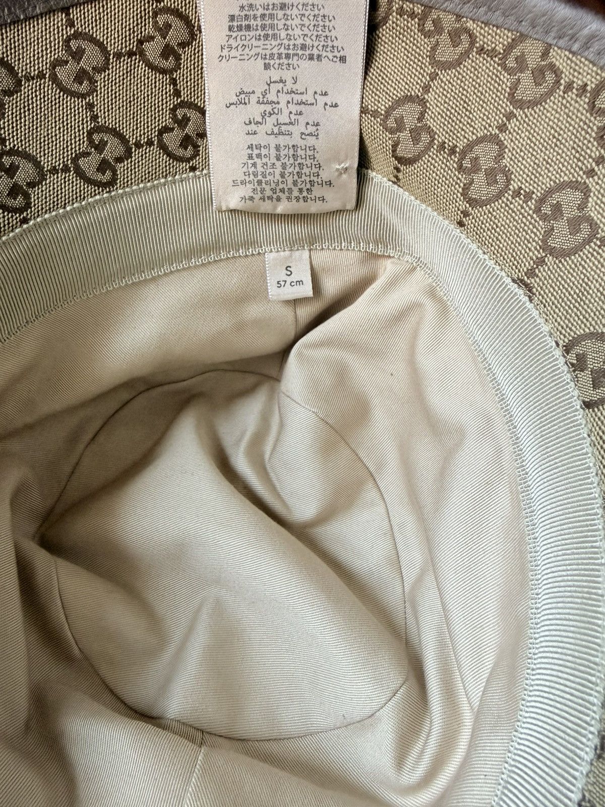 Gucci Gucci monogram canvas bucket hat Size ONE SIZE - 5 Thumbnail