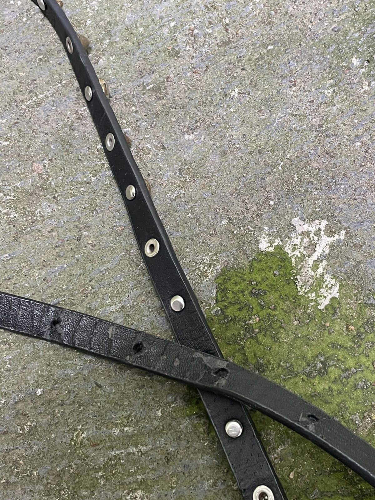 Vintage Vintage Skull Belt 00’s Black Emo Punk Style RARE Size ONE SIZE - 5 Thumbnail