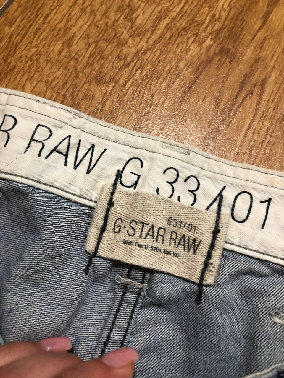 G-Star G Star Raw 3301 Straight Jeans Raw Denim Streetwear Fashion Size US 34 / EU 50 - 3 Thumbnail