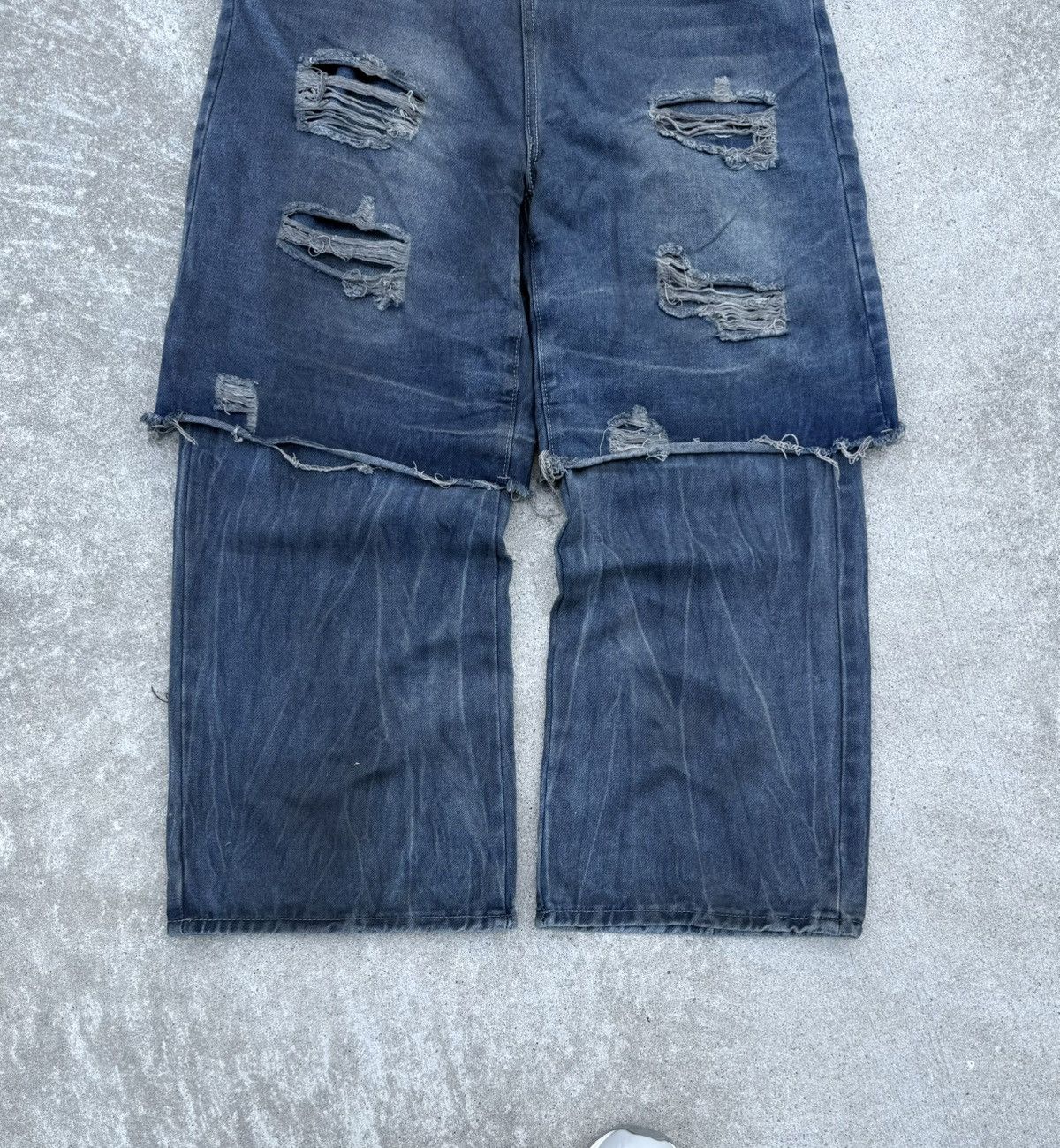 Other Vintage y2k streetwear swag track wide custom buggy jeans Size US 34 / EU 50 - 2 Thumbnail