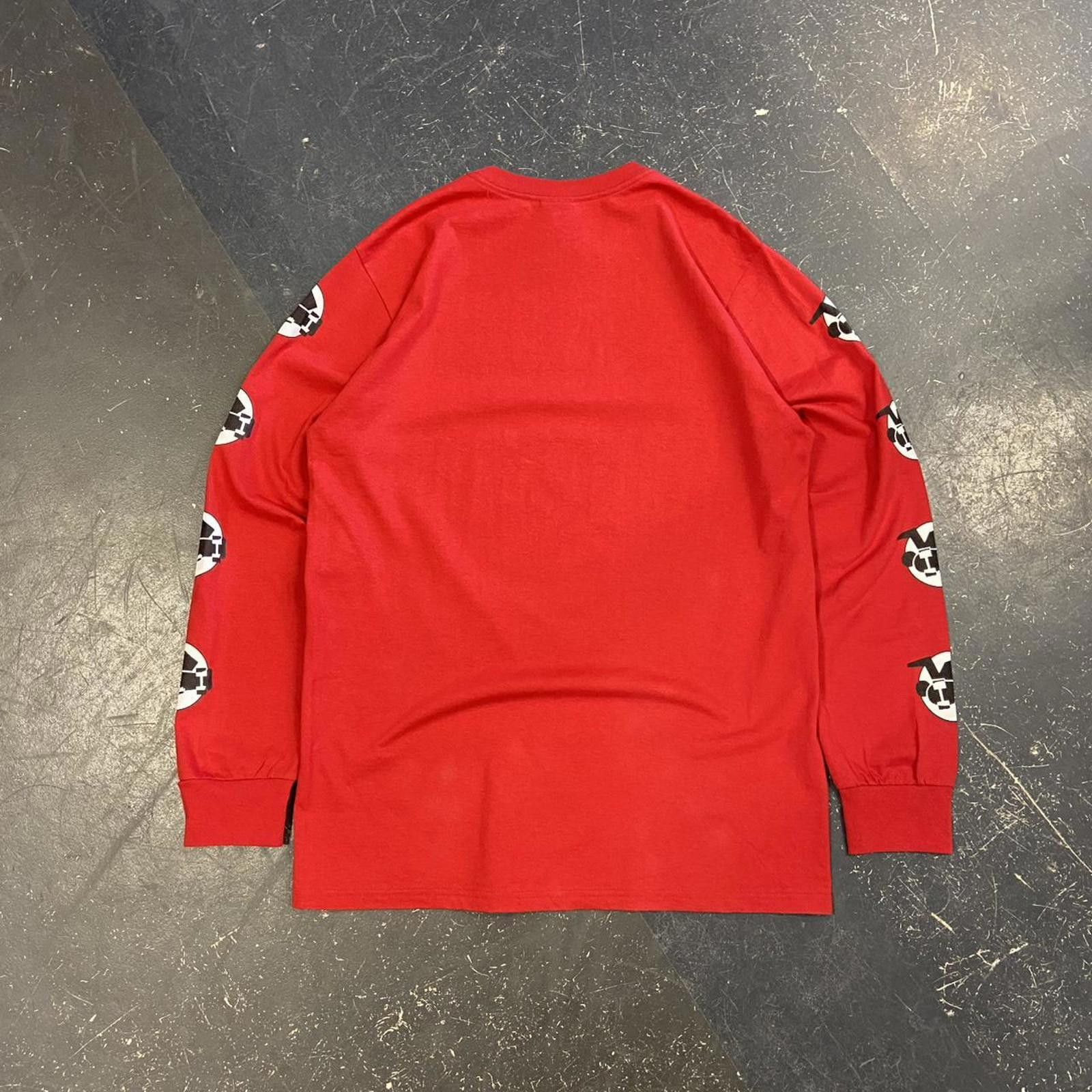 Stussy × Vintage Red Stussy Skateboard Long Sleeve Size US M / EU 48-50 / 2 - 5 Thumbnail