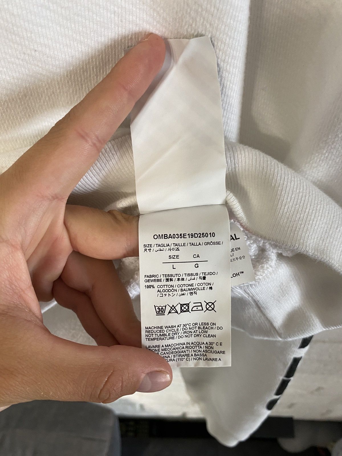 Off-White Off-White Split Halftone Arrows Oversized Crew Sweatshirt Size US L / EU 52-54 / 3 - 11 Thumbnail