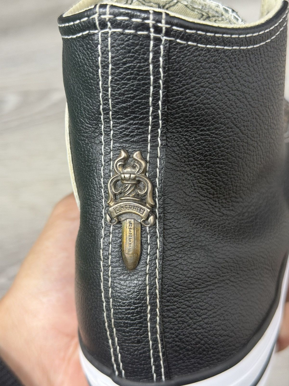 Chrome Hearts Chrome hearts patch converse highs Size US 7.5 / EU 40-41 - 19 Thumbnail