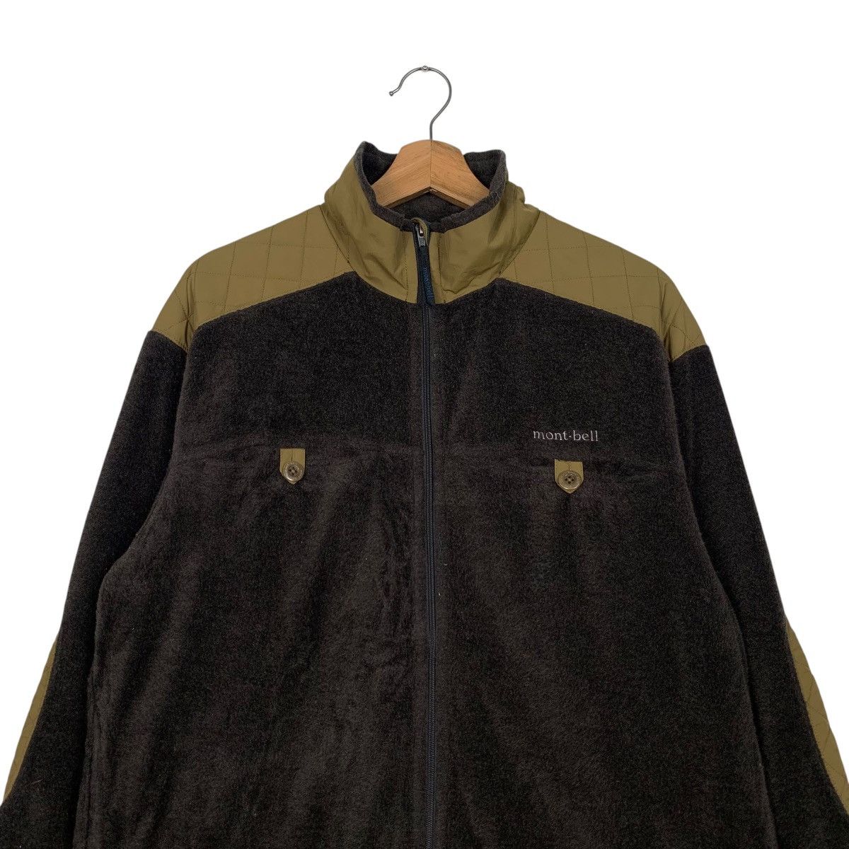 Montbell MONT-BELL Climawool Stand Collar Zipper Jacket #2654-C119 Size US M / EU 48-50 / 2 - 2 Thumbnail