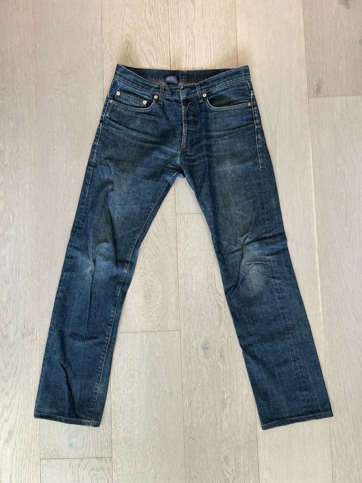 Dior DIOR HOMME FW07 'Navigate' Raw Denim Jeans Size US 29 - 1 Thumbnail