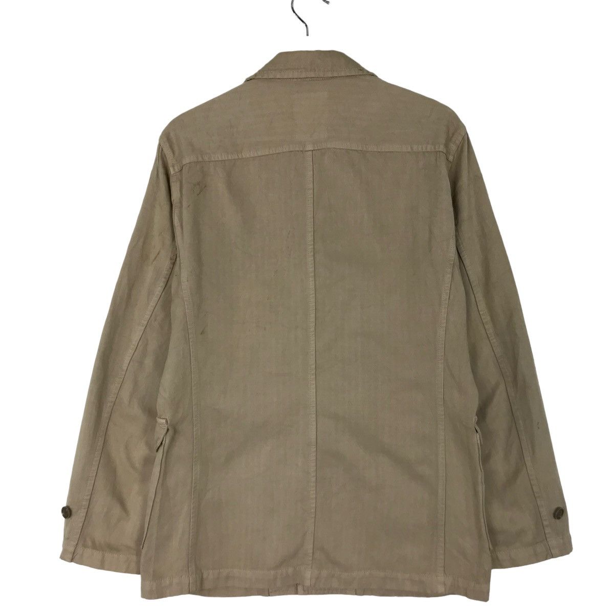 Japanese Brand × Nicole Club 💥 NICOLE CLUB FOR MEN HARRINGBONE TWILL CHORE JACKET Size US M / EU 48-50 / 2 - 8 Thumbnail