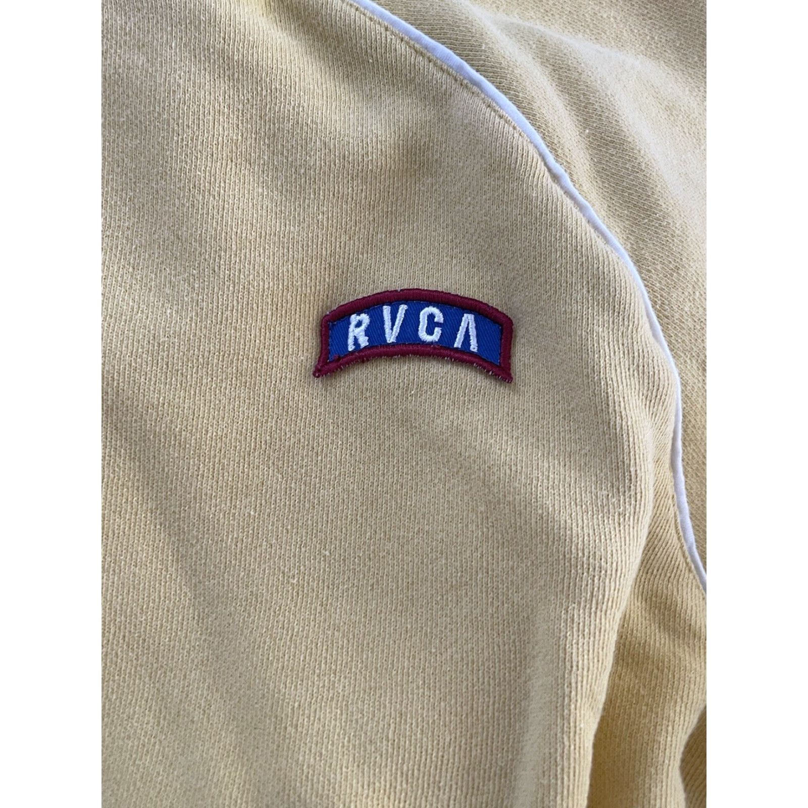 RVCA Women’s RVCA Sweatshirt Medium Yellow Size M / US 6-8 / IT 42-44 - 2 Thumbnail