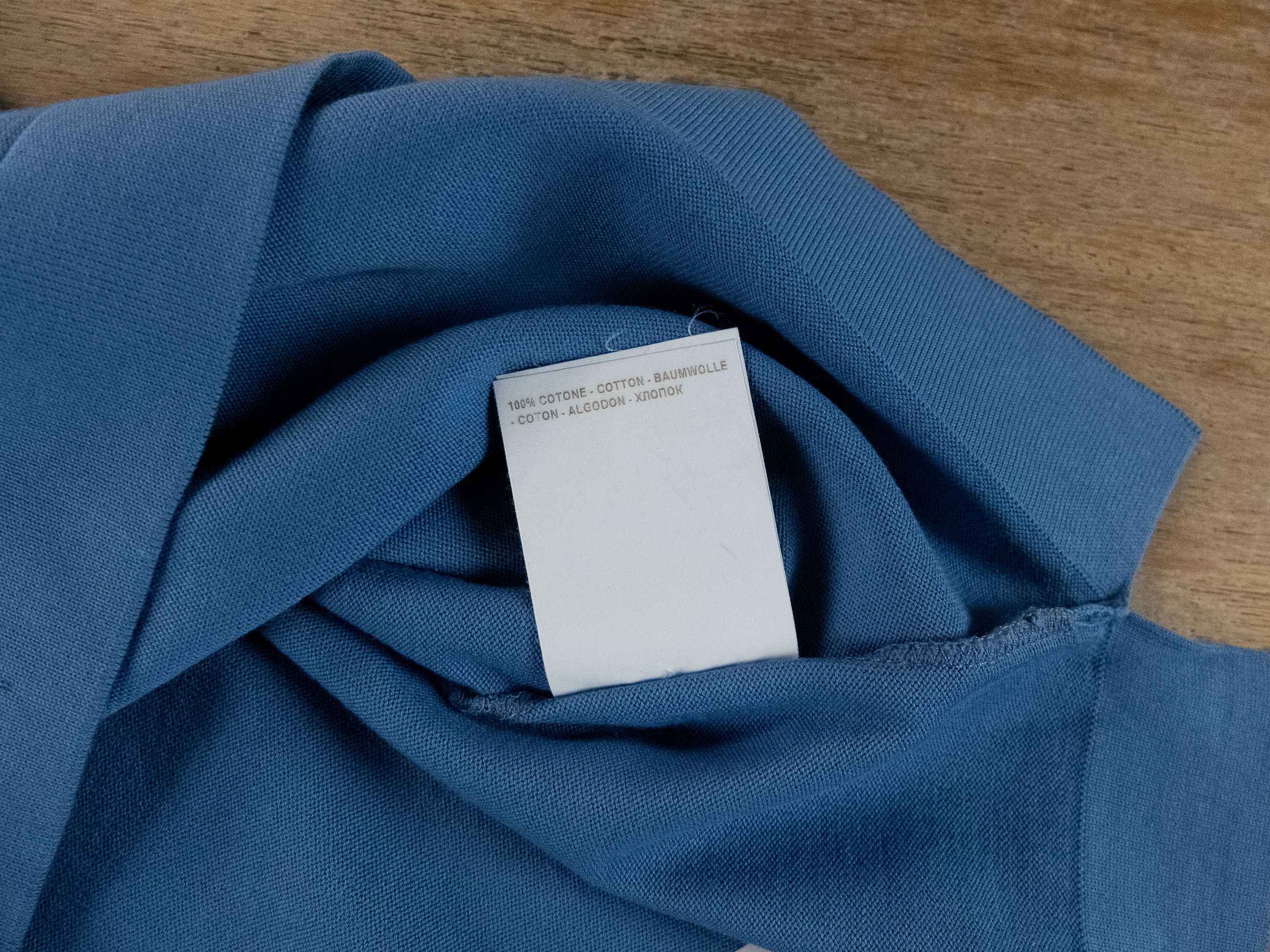 Gran Sasso GRAN SASSO blue knit cotton t-shirt Size XXL / 54 IT Size US XXL / EU 58 / 5 - 5 Thumbnail
