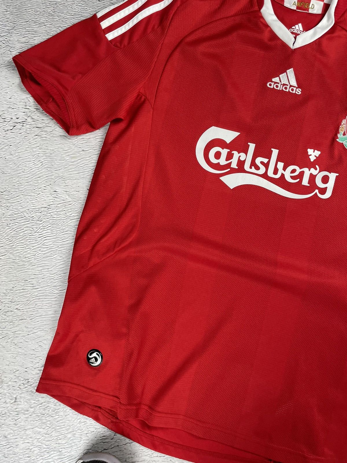 Adidas × Vintage Vintage Liverpool 2008/09 Adidas Soccer Jersey y2k blokcore Size US M / EU 48-50 / 2 - 5 Thumbnail