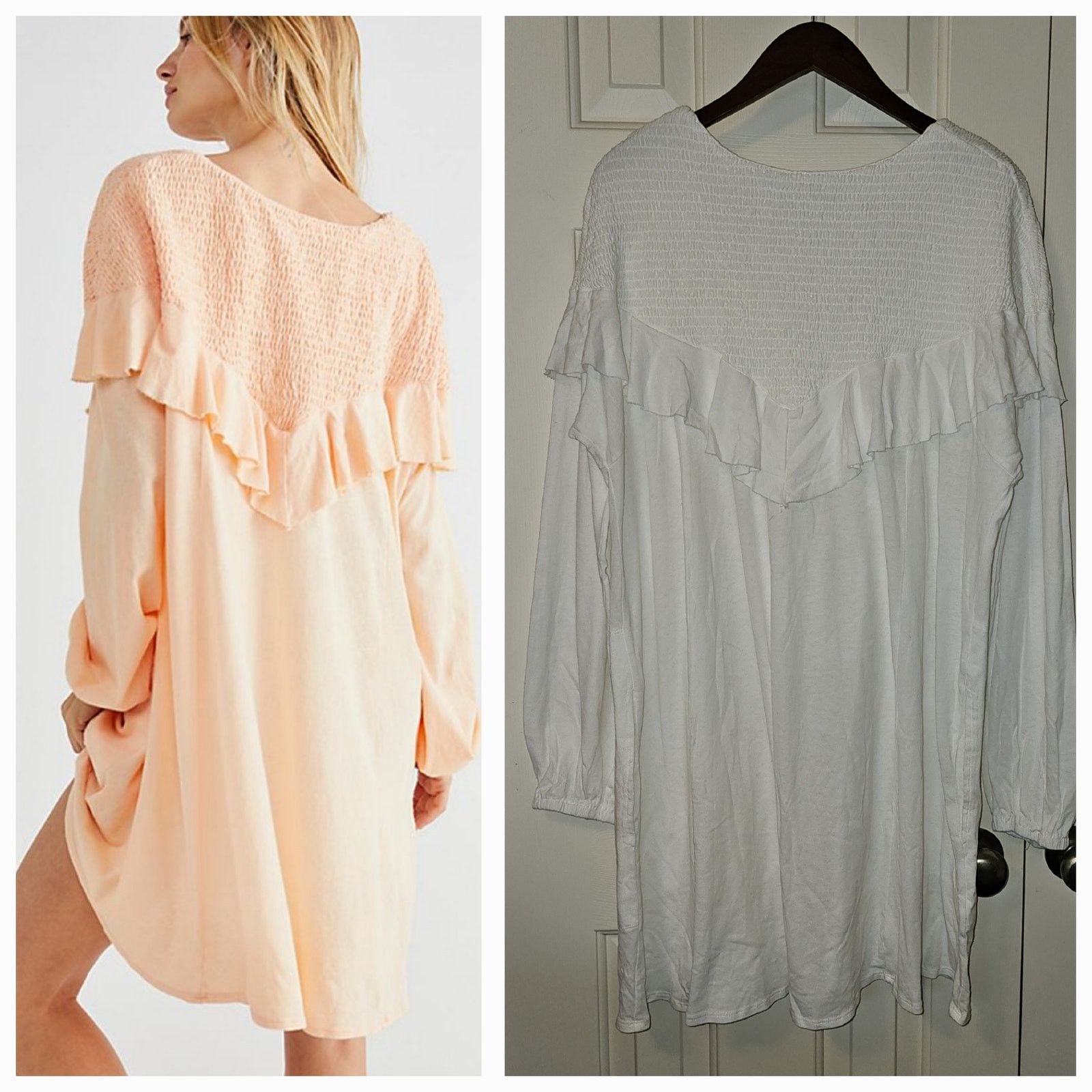 Free People New Free People BEACH Aurora Mini Dress $88 free-est LARGE Size L / US 10 / IT 46 - 2 Thumbnail