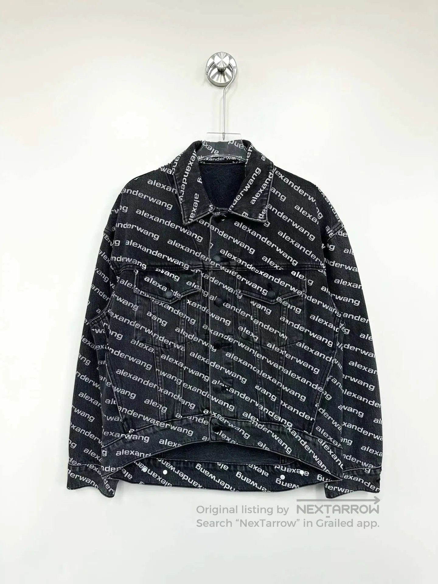 Alexander Wang Alexander Wang Black Bullet Print Denim Jacket| Size US XS / EU 42 / 0 - 1 Thumbnail