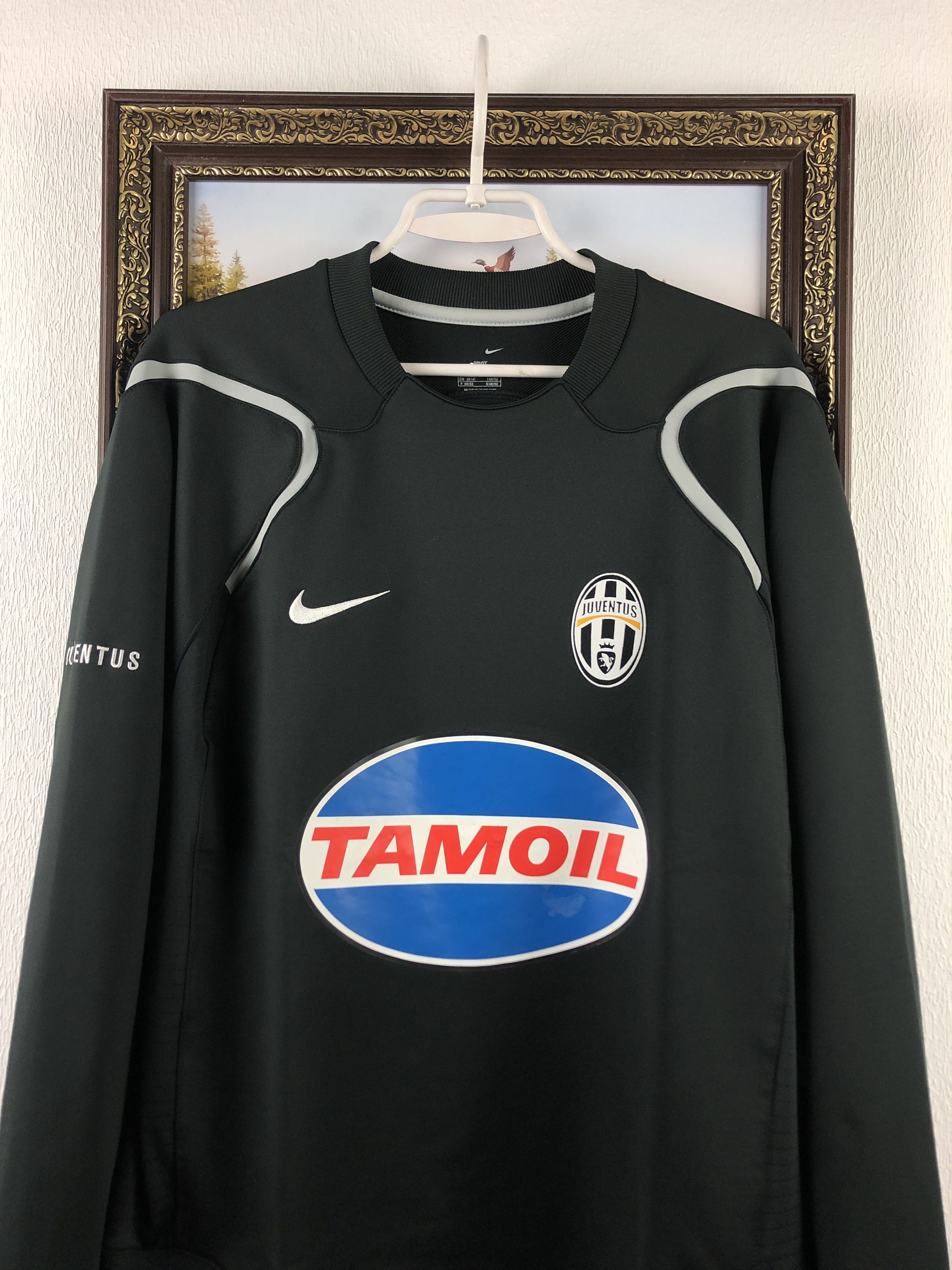 Nike × Vintage Vintage Nike Juventus Football Sweatshirt Soccer Jacket Rare Size US M / EU 48-50 / 2 - 2 Thumbnail