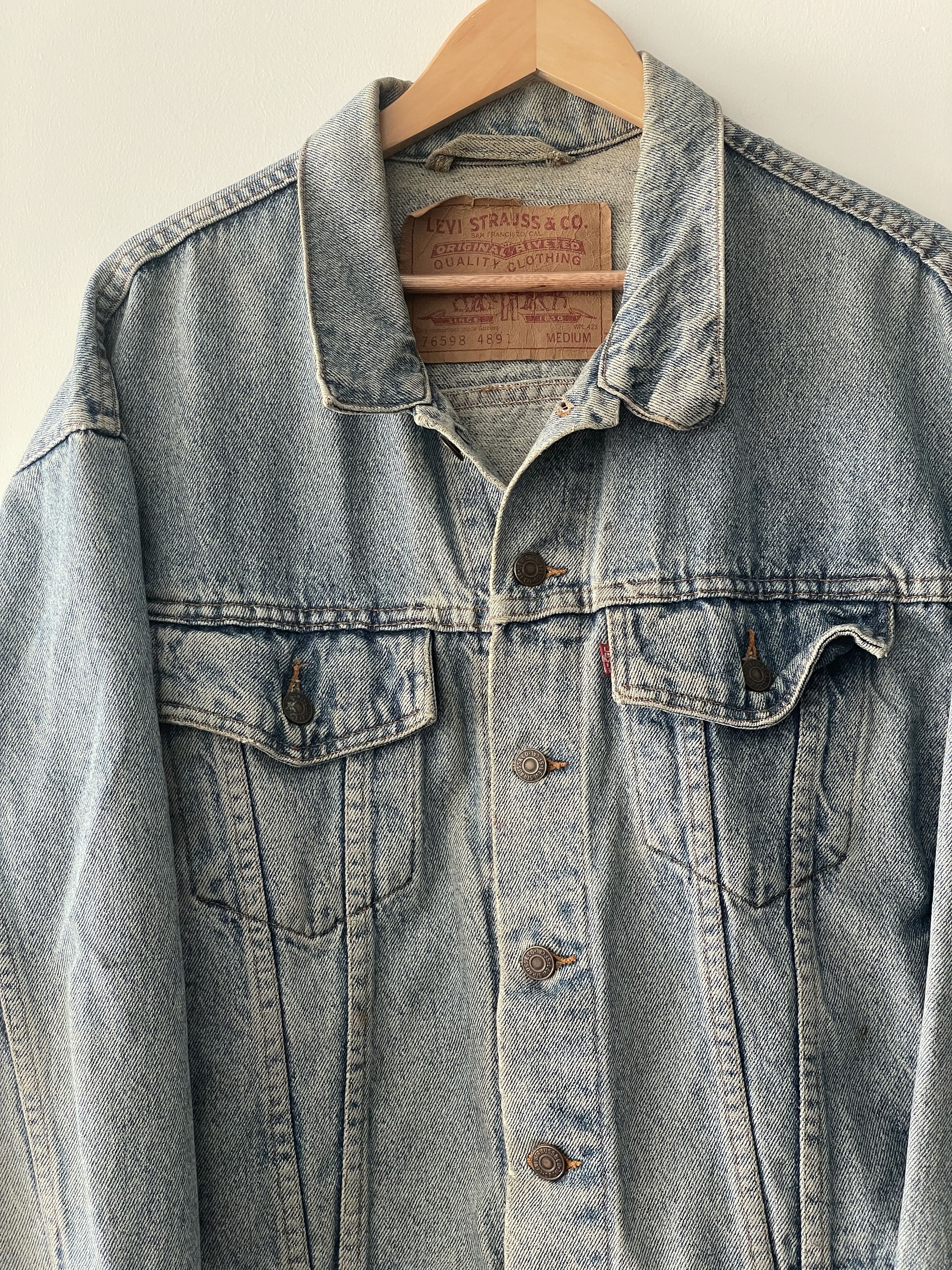 Levi's Vintage Clothing Levis USA Denim Trucker Jacket '67 Size US M / EU 48-50 / 2 - 2 Thumbnail