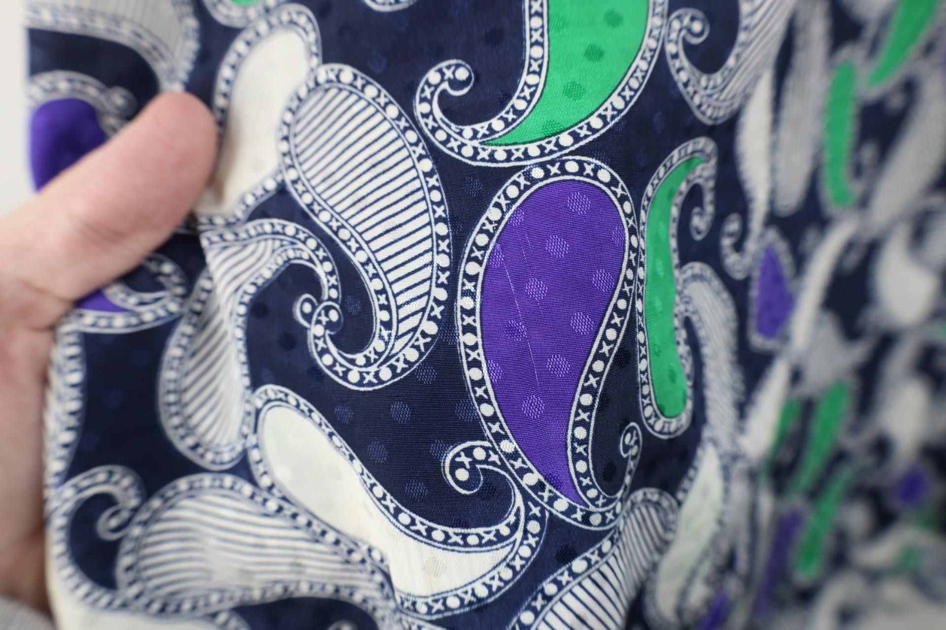 Vintage Vintage 90s Streetwear Polyester Paisley Button Shirt USA Size 3XL / US 20-22 - 11 Thumbnail
