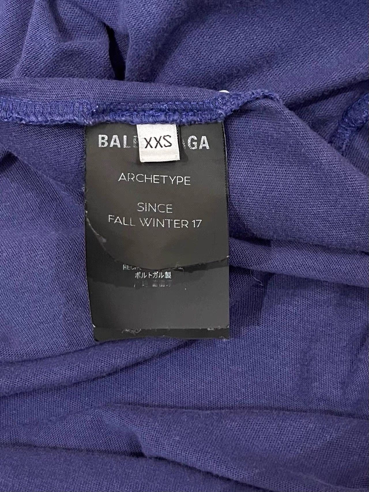 Balenciaga Balenciaga Purple Coke Logo Short Sleeve T-shirt K28 Size US XXS / EU 40 - 6 Thumbnail