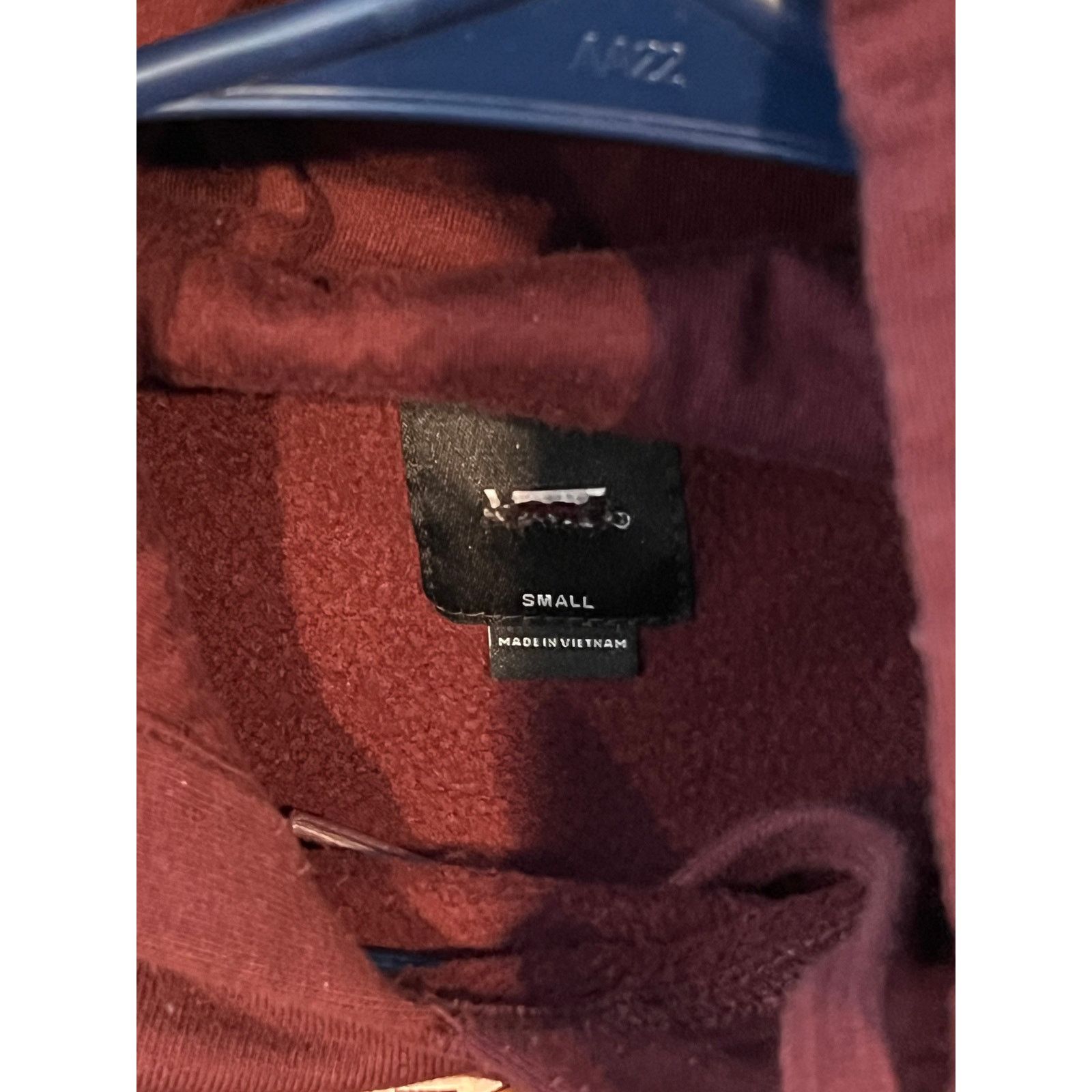 Vans Vans Burgundy Mens Small Skater Hoodie Size US S / EU 44-46 / 1 - 3 Thumbnail