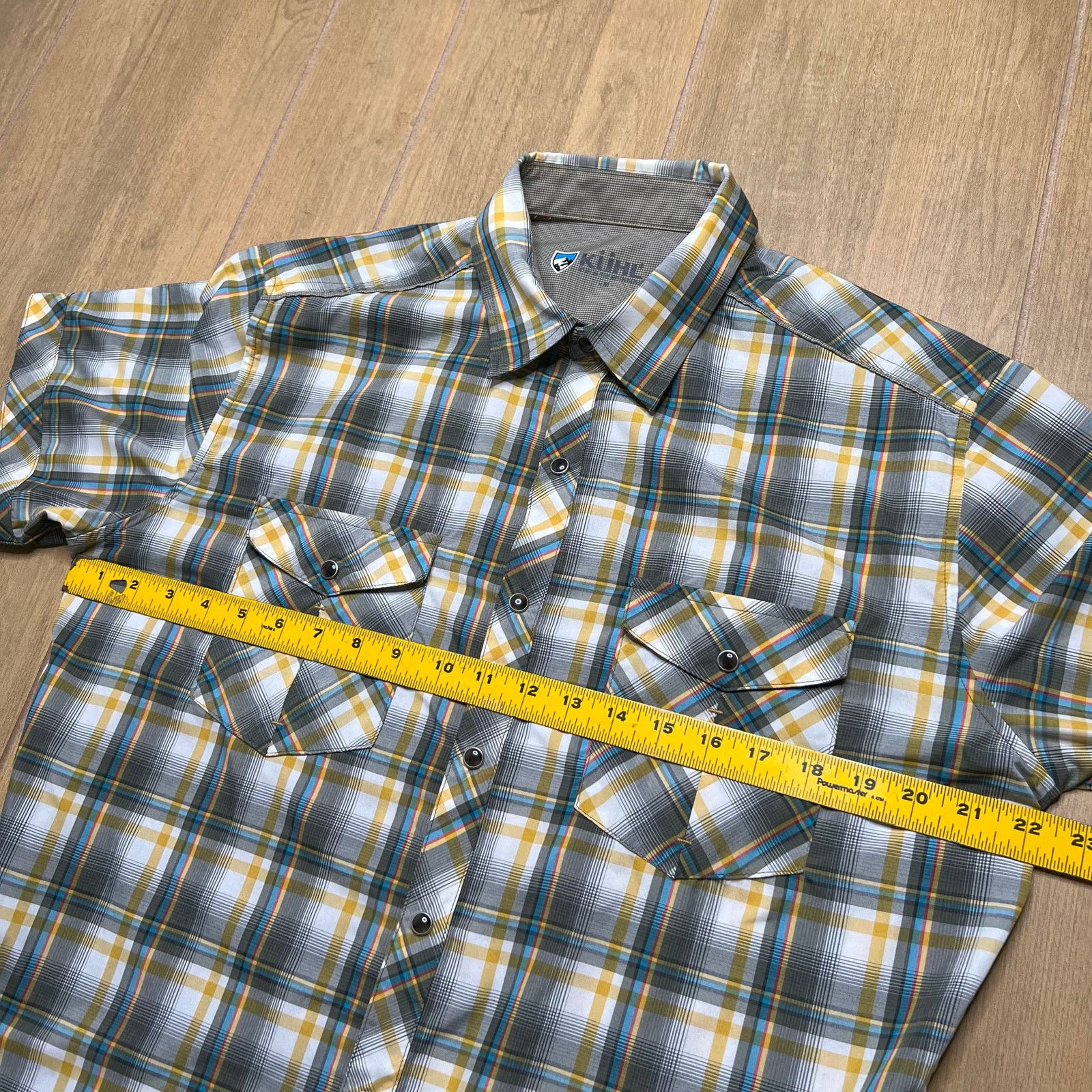 Kuhl Kuhl Response Plaid Short Sleeve Shirt Mens Sz M Outdoor Size US M / EU 48-50 / 2 - 10 Thumbnail