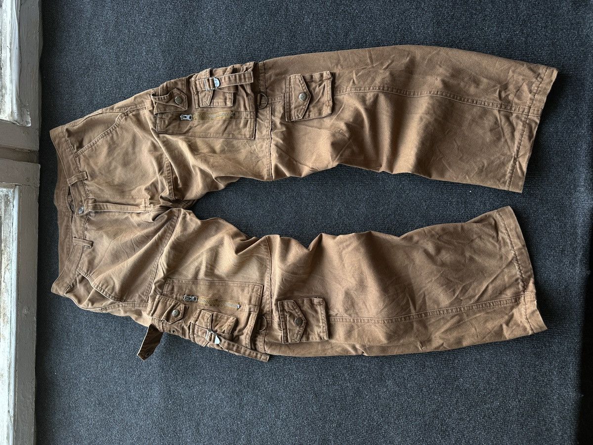 Other 🚨RARE 90s MULTIPOCKET Stone Wash BROWN Jeans Mens 30 Size US 30 / EU 46 - 2 Thumbnail