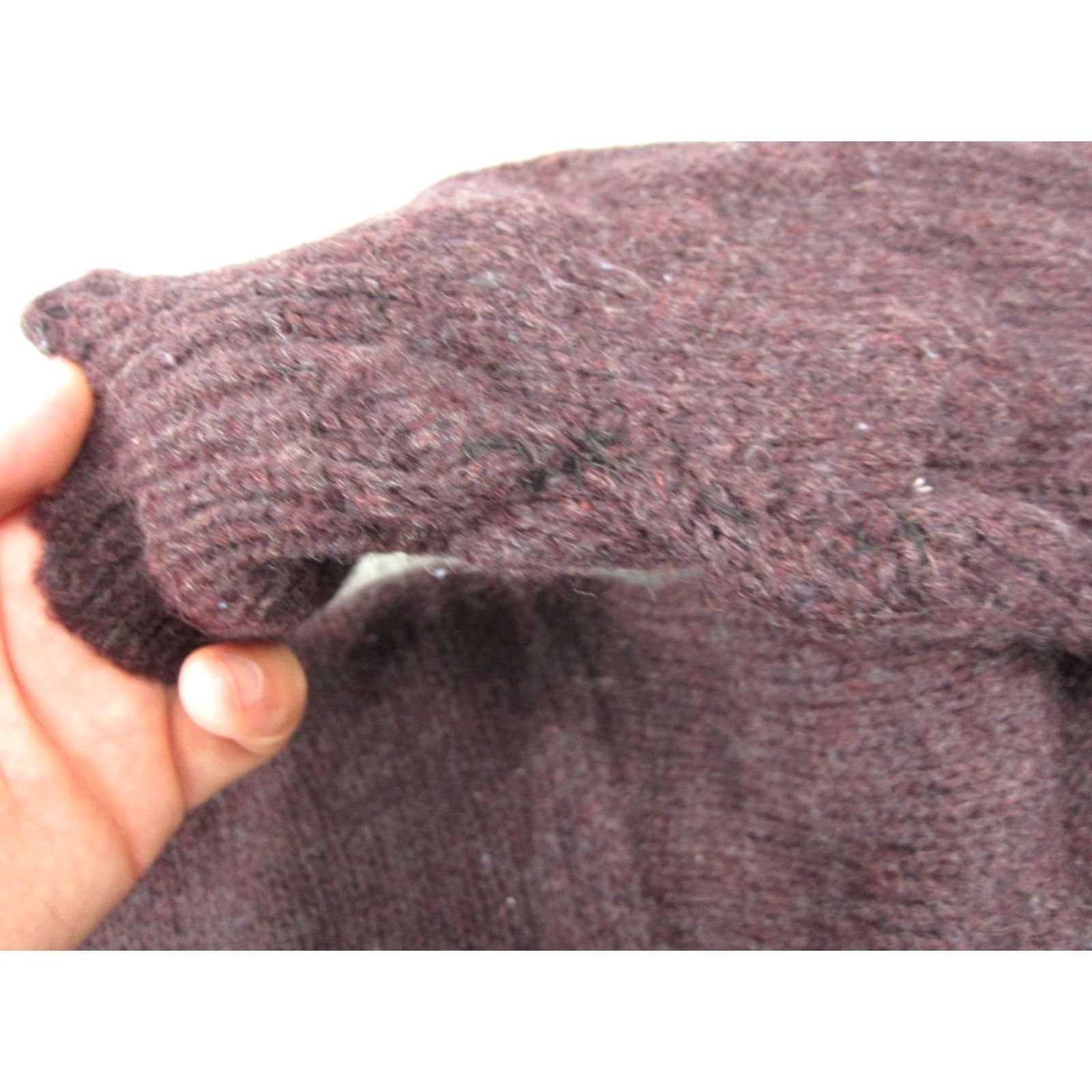 Eddie Bauer VINTAGE Eddie Bauer Sweater Womens L Purple 100% Wool Pullover Knit Mock Neck Size L / US 10 / IT 46 - 7 Thumbnail
