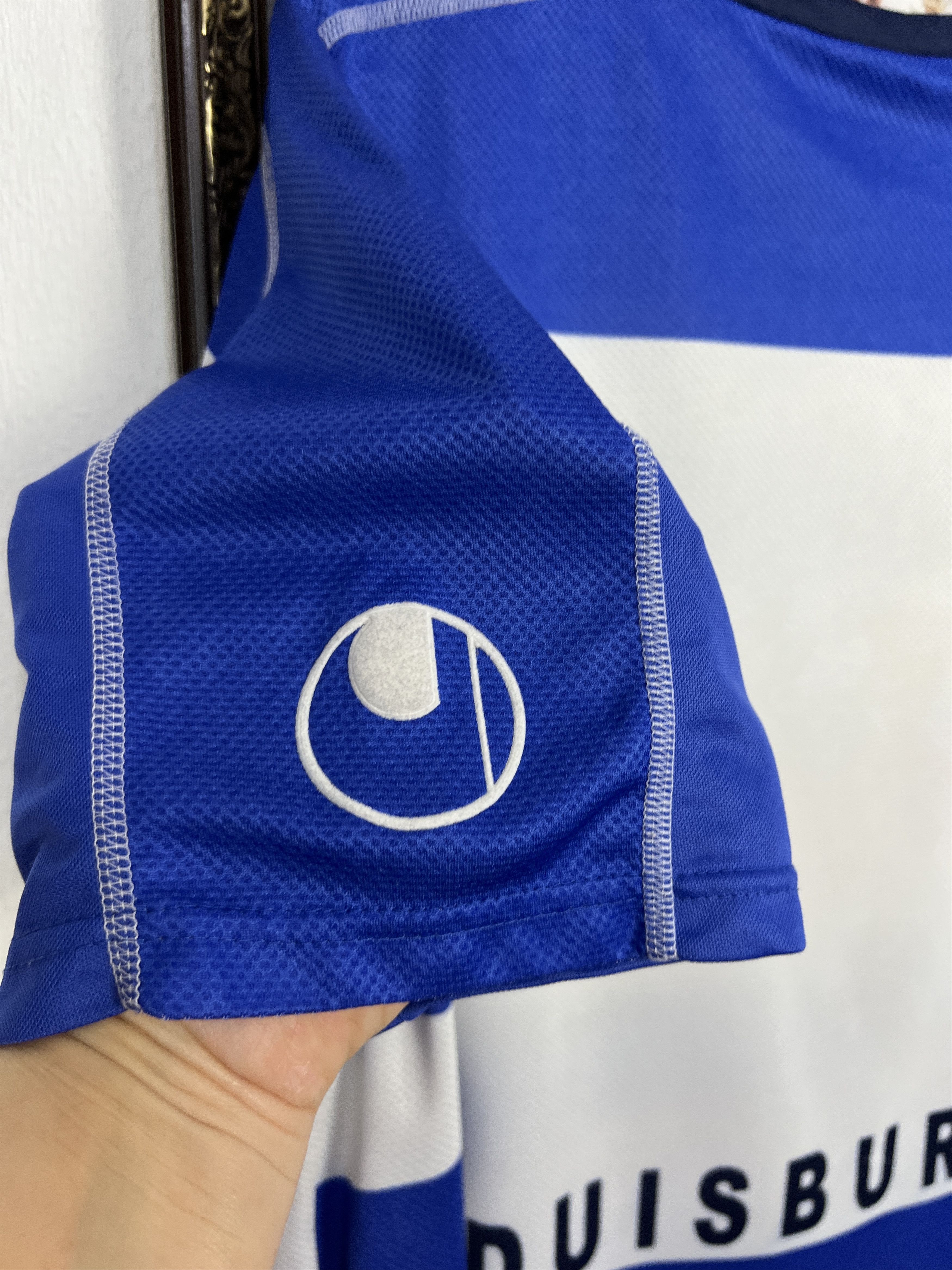 Vintage MSV Duisburg football shirt Soccer UHLSport Jersey Trikot Size US XXL / EU 58 / 5 - 10 Thumbnail