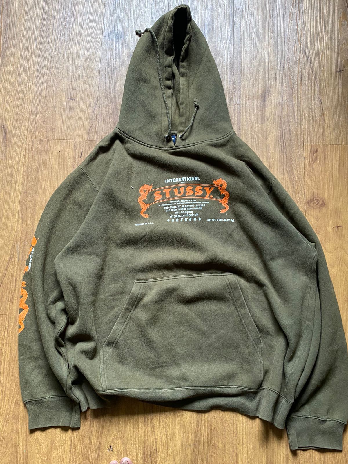 Stussy × Vintage Stussy Dragon Chines International 90s Size US XL / EU 56 / 4 - 1 Thumbnail