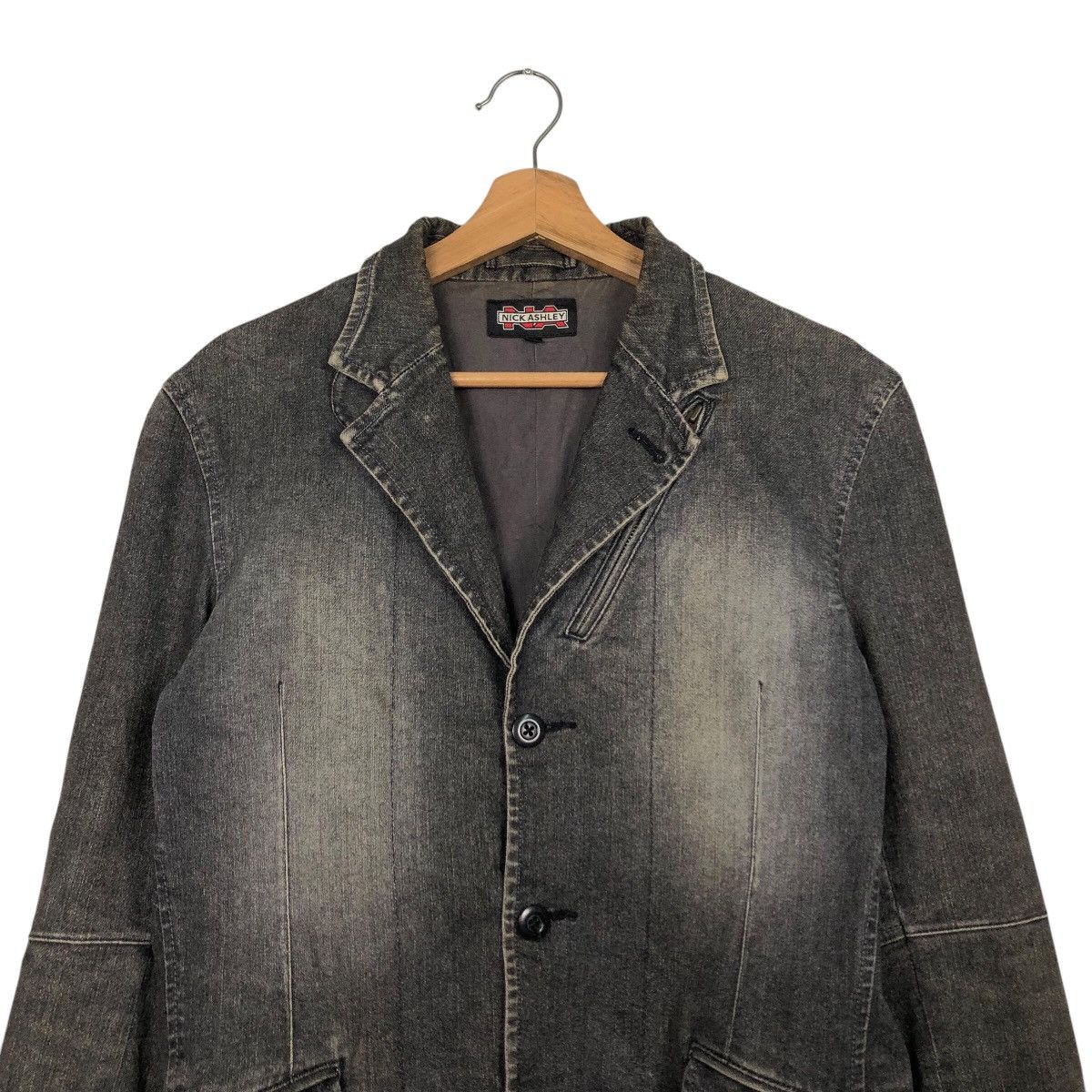 Japanese Brand 📌Vintage Chore Work Denim Jacket Nick Ashley Size US S / EU 44-46 / 1 - 4 Thumbnail