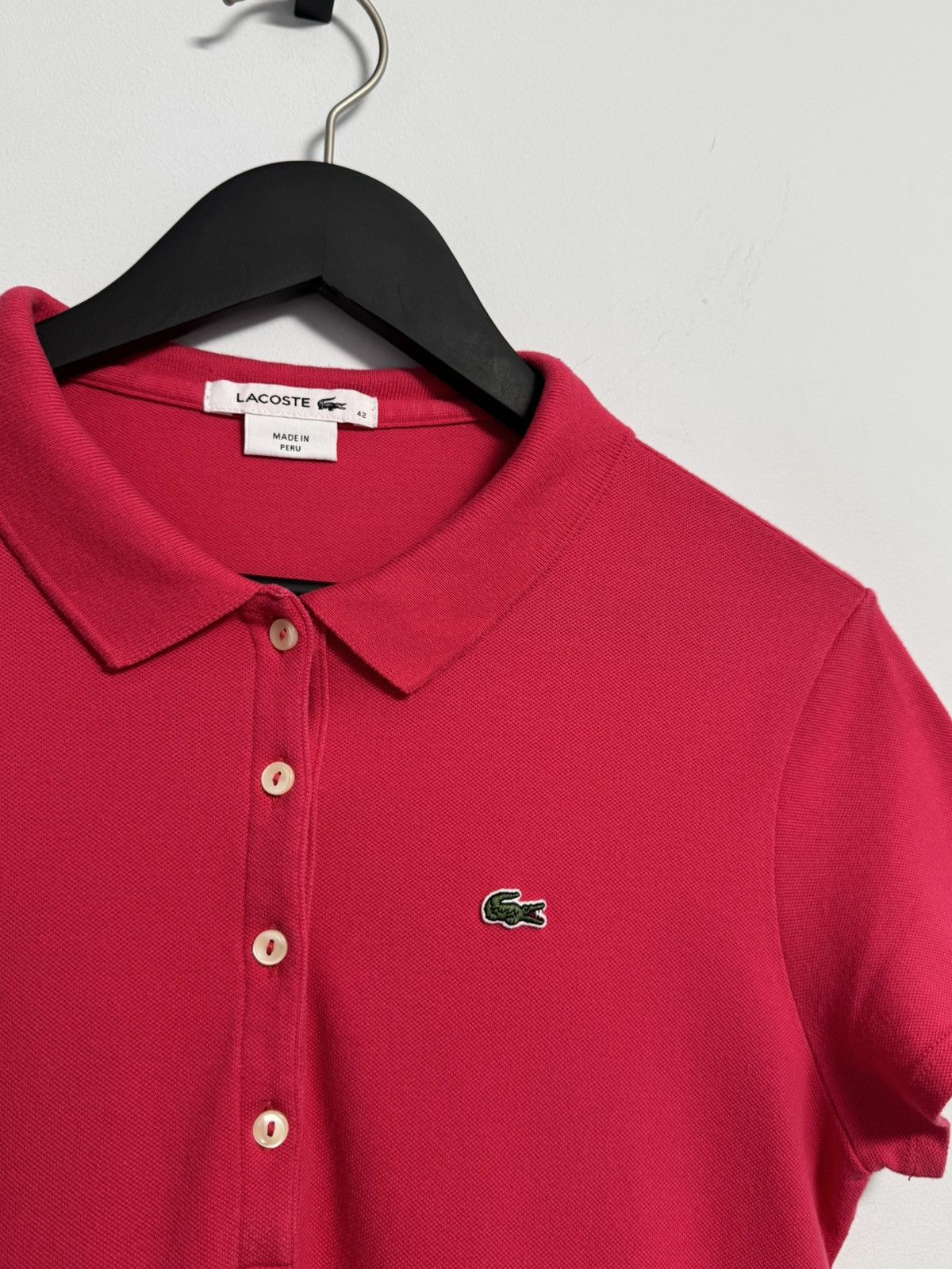 Lacoste Lacoste Striped Cotton Polo Dress Size M / US 6-8 / IT 42-44 - 4 Thumbnail