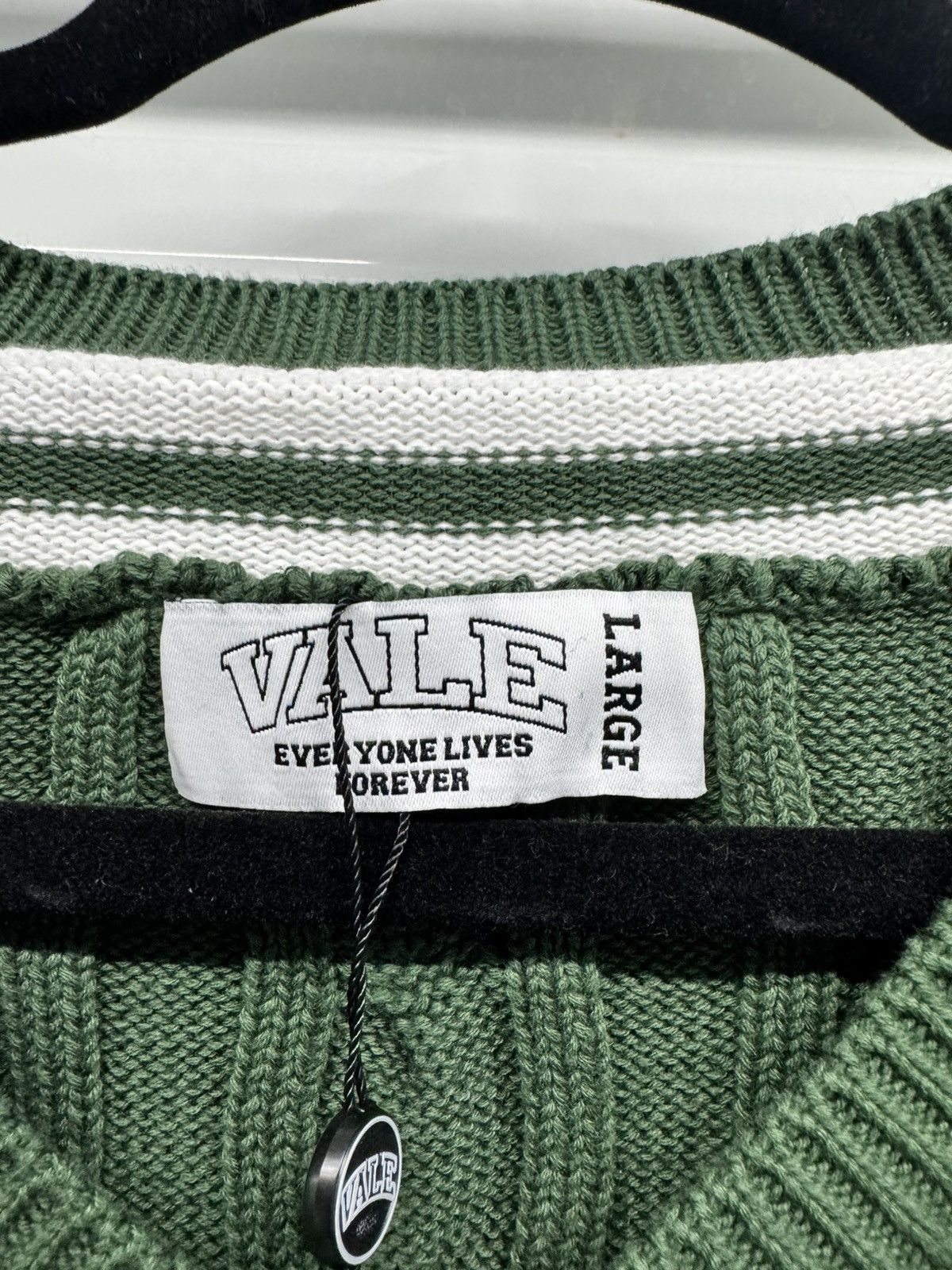 Vale VALE Everyones Lives Forever Knit Cable Sweater Large Size US L / EU 52-54 / 3 - 5 Thumbnail