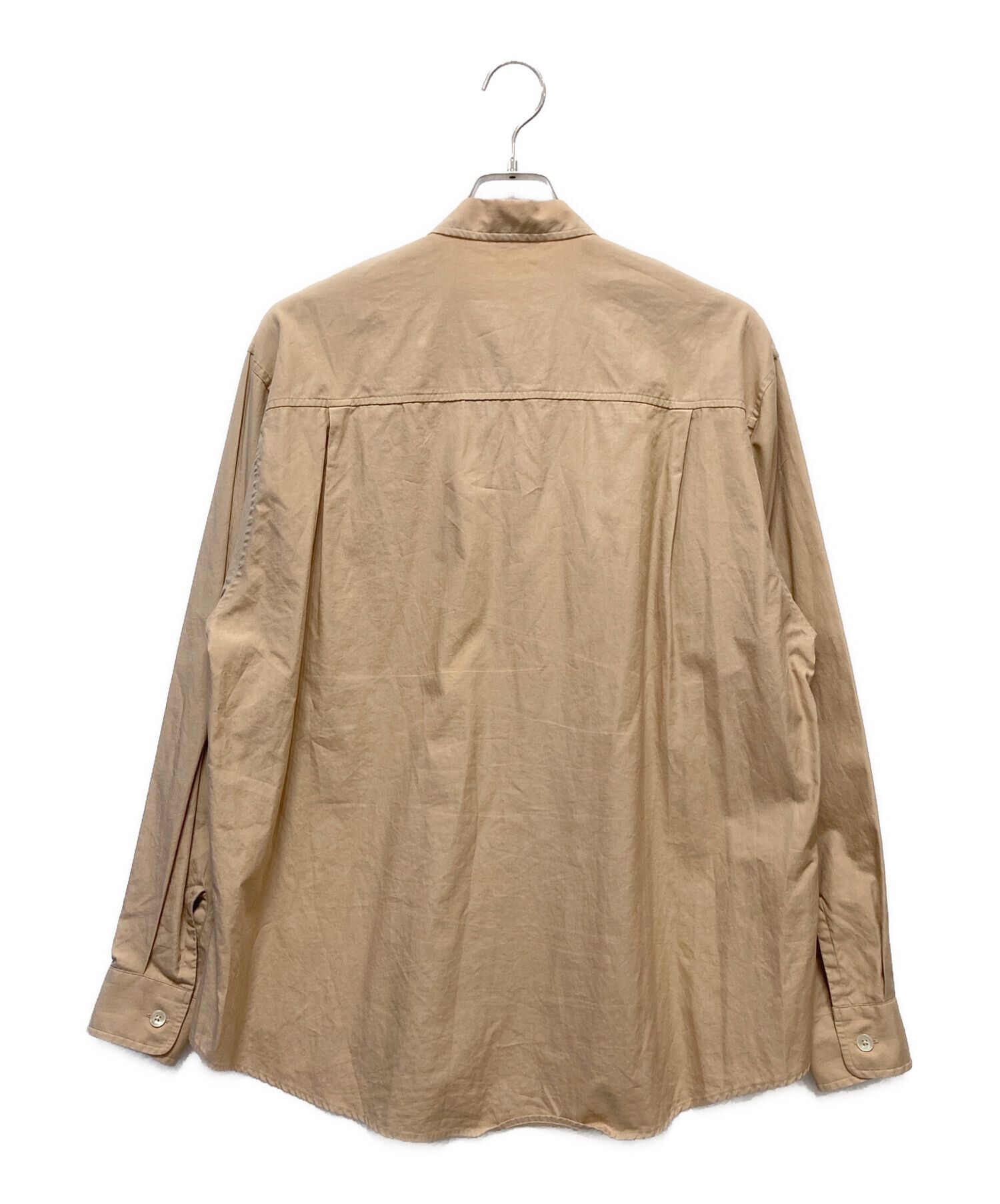 Auralee AURALEE WASHED FINX TWILL BIG SHIRT Brown 3 Size US L / EU 52-54 / 3 - 2 Thumbnail