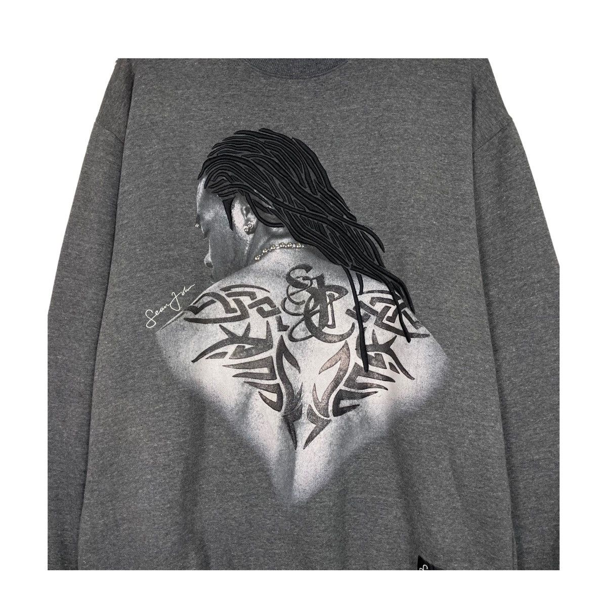 Japanese Brand × Rap Tees × Sean John 💥SEAN JOHN TATTOO GUY CREWNECK SWEATER Size US XL / EU 56 / 4 - 6 Thumbnail