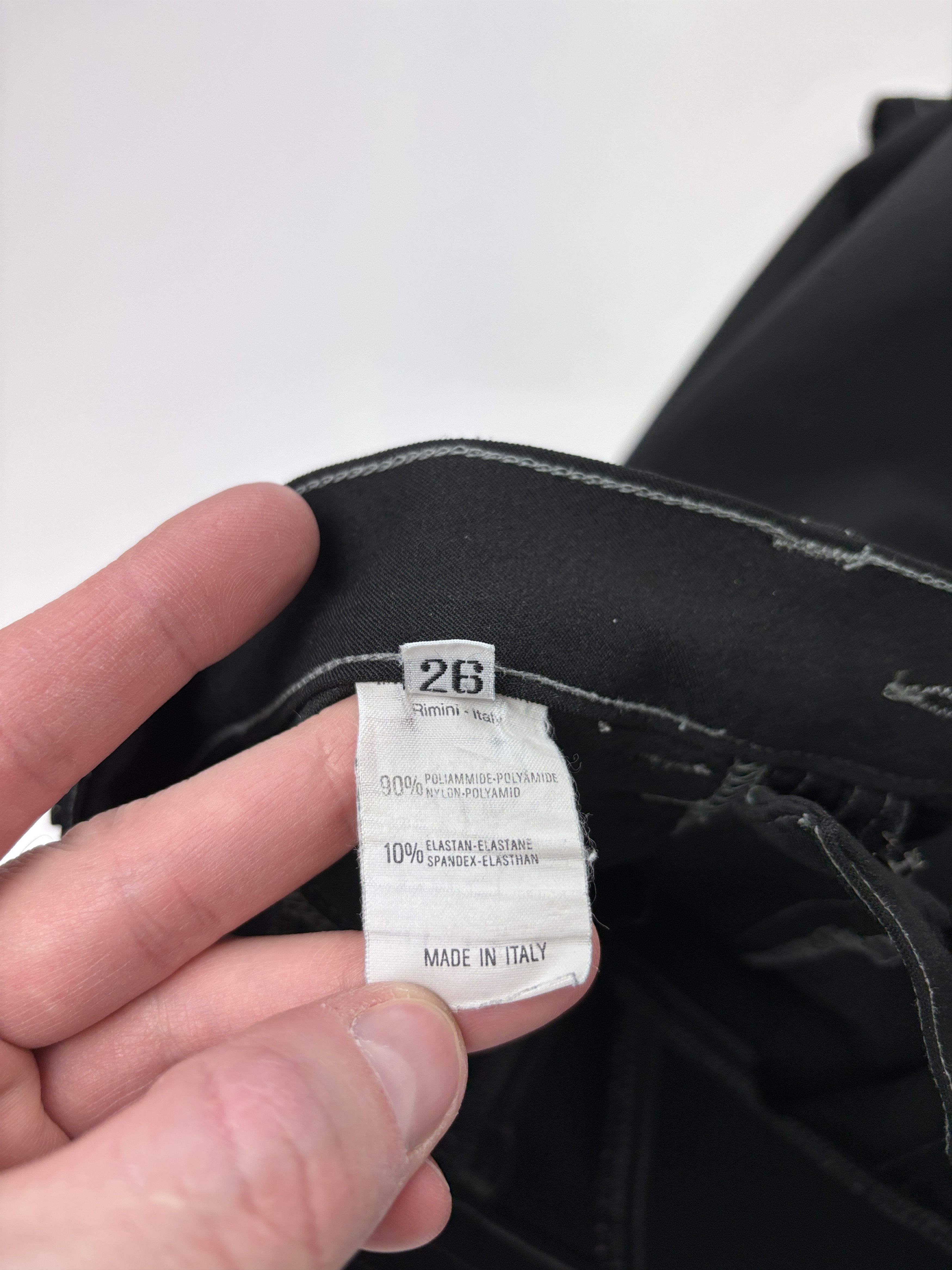 Marithe + Francois Girbaud × Vintage Vintage Marithe Francois Girbaud Pants Black Womens 42 / 26 Size 26" / US 2 / IT 38 - 11 Thumbnail