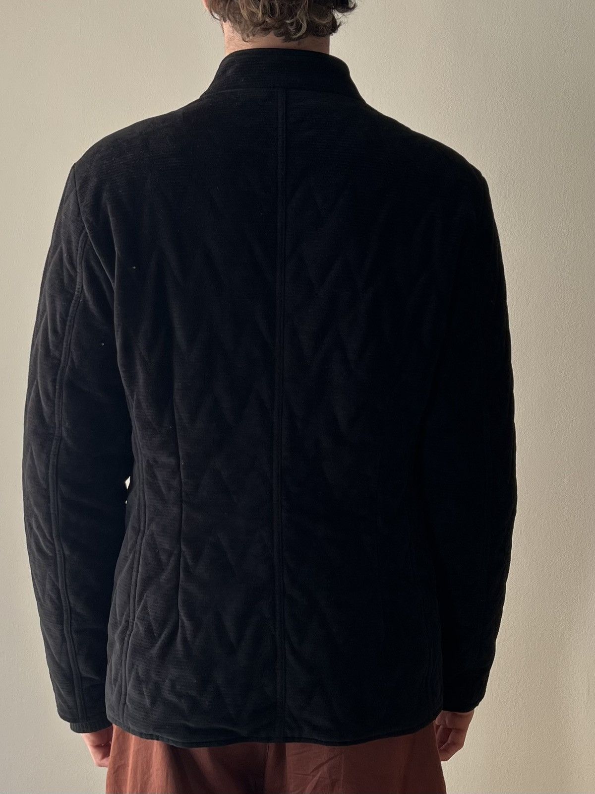 Giorgio Armani Giorgio Armani Black Label Rare Quilted Jacket Made in Italy Size US L / EU 52-54 / 3 - 12 Thumbnail