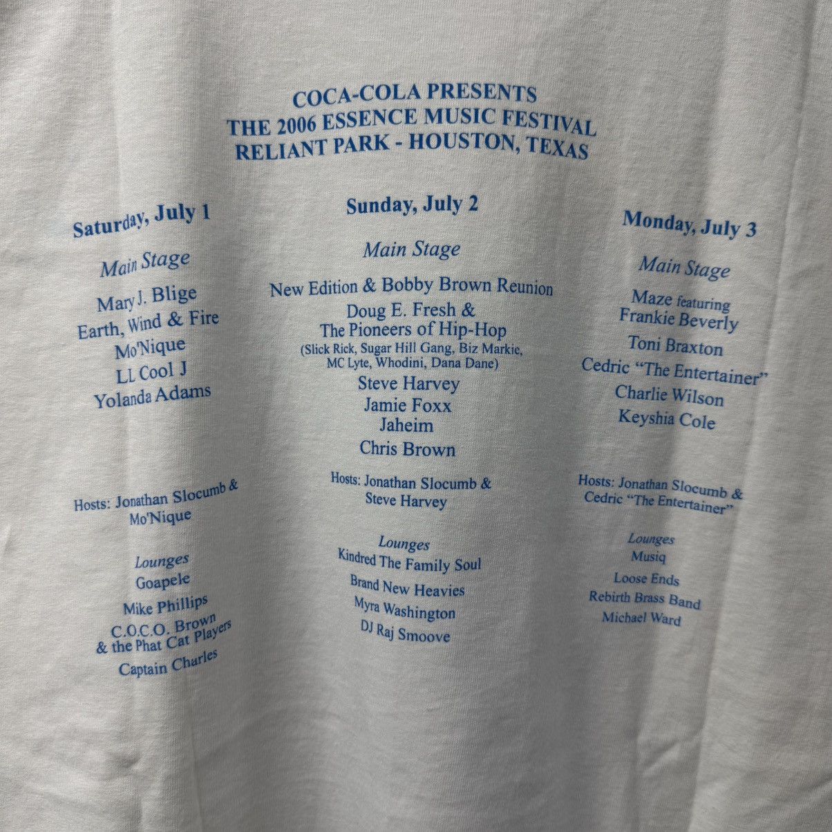 Rap Tees × Vintage RARE 2006 Essence Music Festival LL Cool J Earth Wind & Fire Size US XL / EU 56 / 4 - 12 Thumbnail