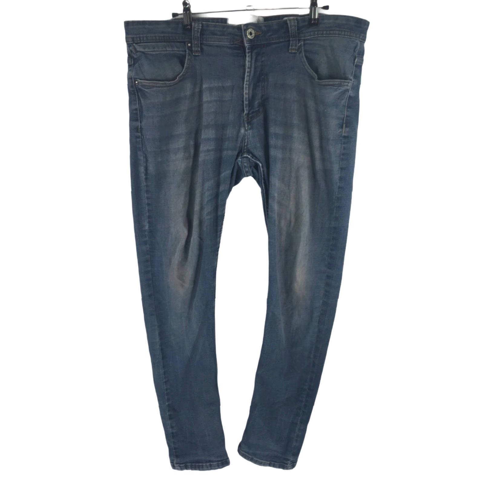 Vintage Paper Denim & Cloth Jeans Mens High Rise Relaxed Tapered Denim Blue Size 34X30 Size US 34 / EU 50 - 2 Thumbnail