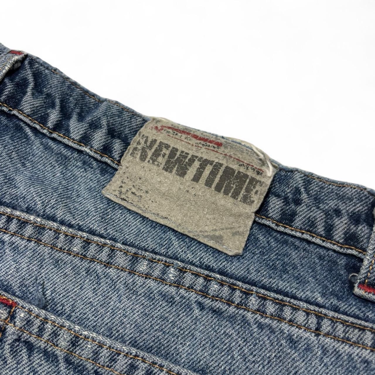 Vintage Vintage 90s Midwash Faded Distressed Blue Denim Jorts Shorts Size US 36 / EU 52 - 8 Thumbnail