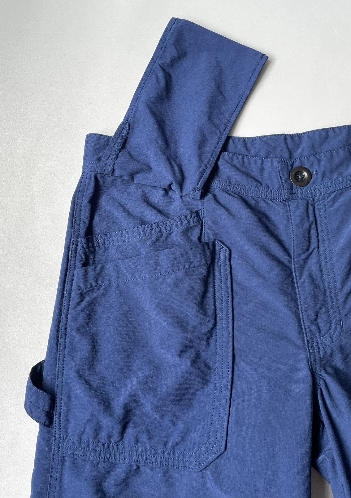 Comme des Garcons × Dover Street Market Blue Nylon Utility Trousers Size US 36 / EU 52 - 5 Thumbnail
