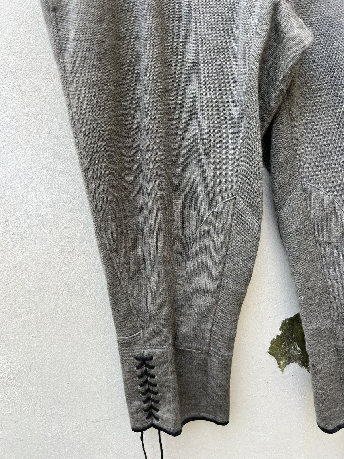 Japanese Brand SAMPLE Kiminori Morishita Cropped Wool Jodhpur Trouser Pant Size US 31 - 9 Thumbnail