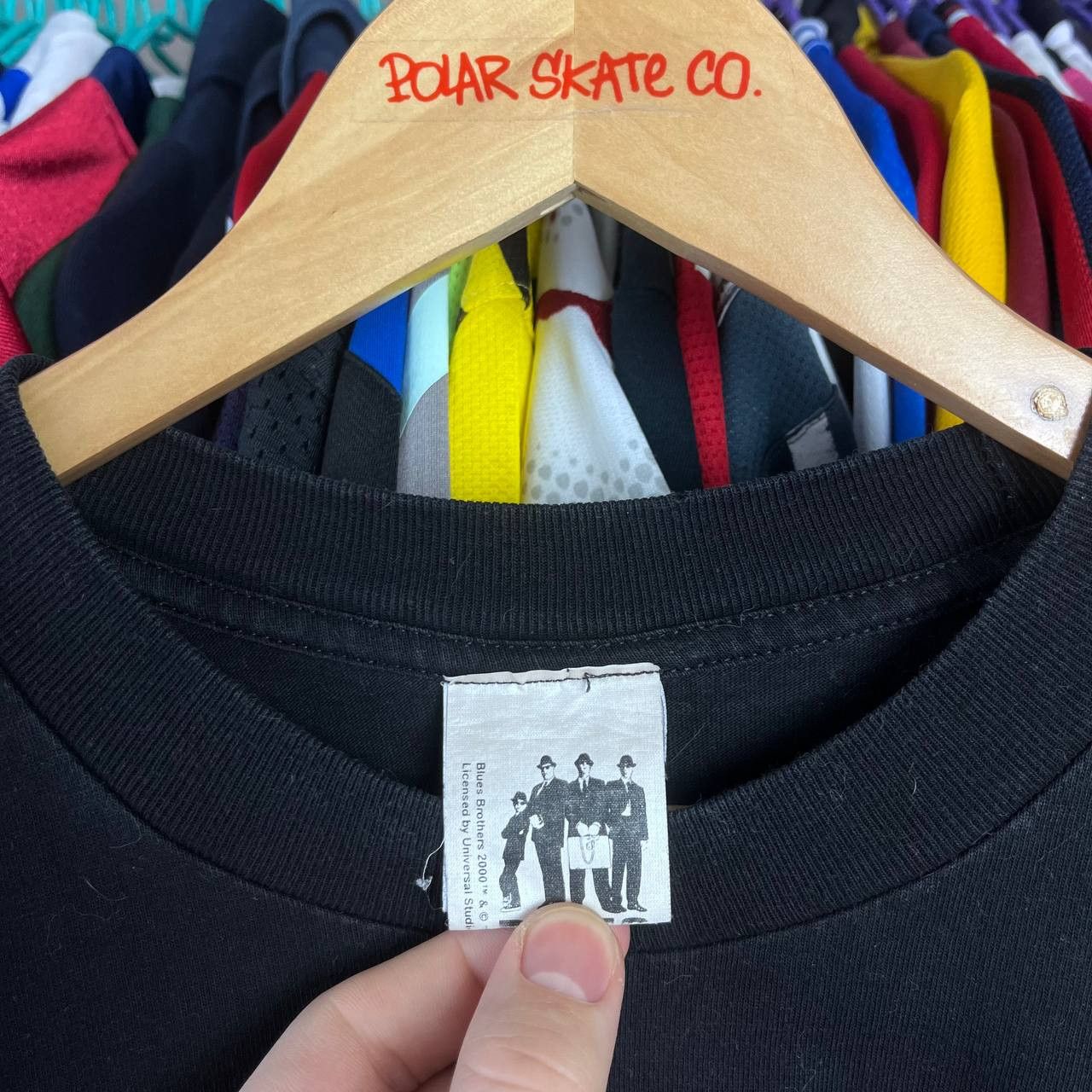 Vintage Blues Brothers 2000 x Ray Ban Movie Black Tshirt Made in USA Size US XL / EU 56 / 4 - 5 Thumbnail