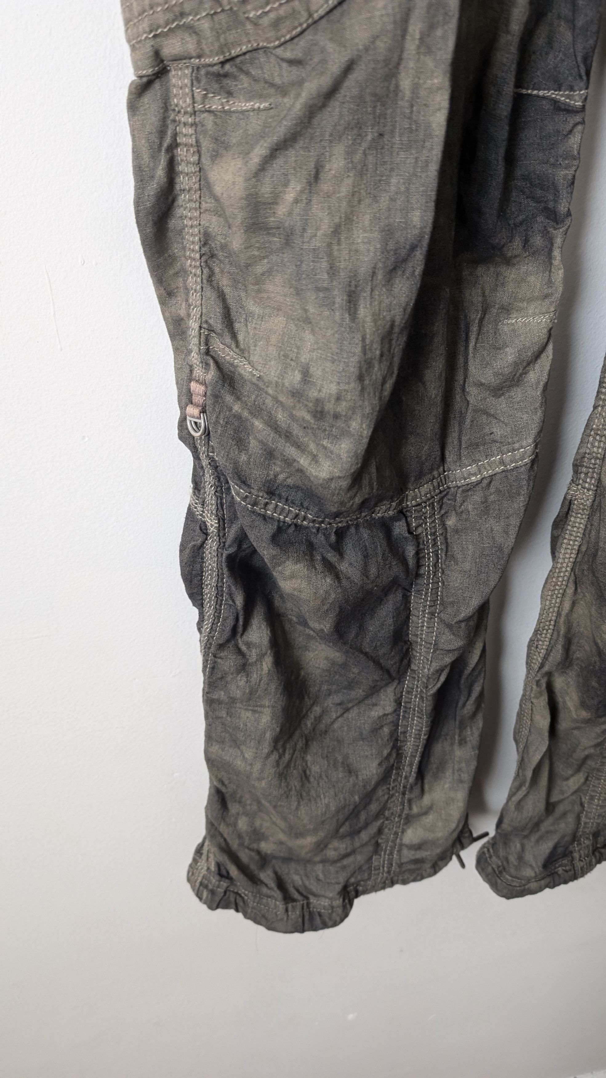 GOA GOA Military Cargo Pants - Rare Wash Effect Size US 29 - 6 Thumbnail