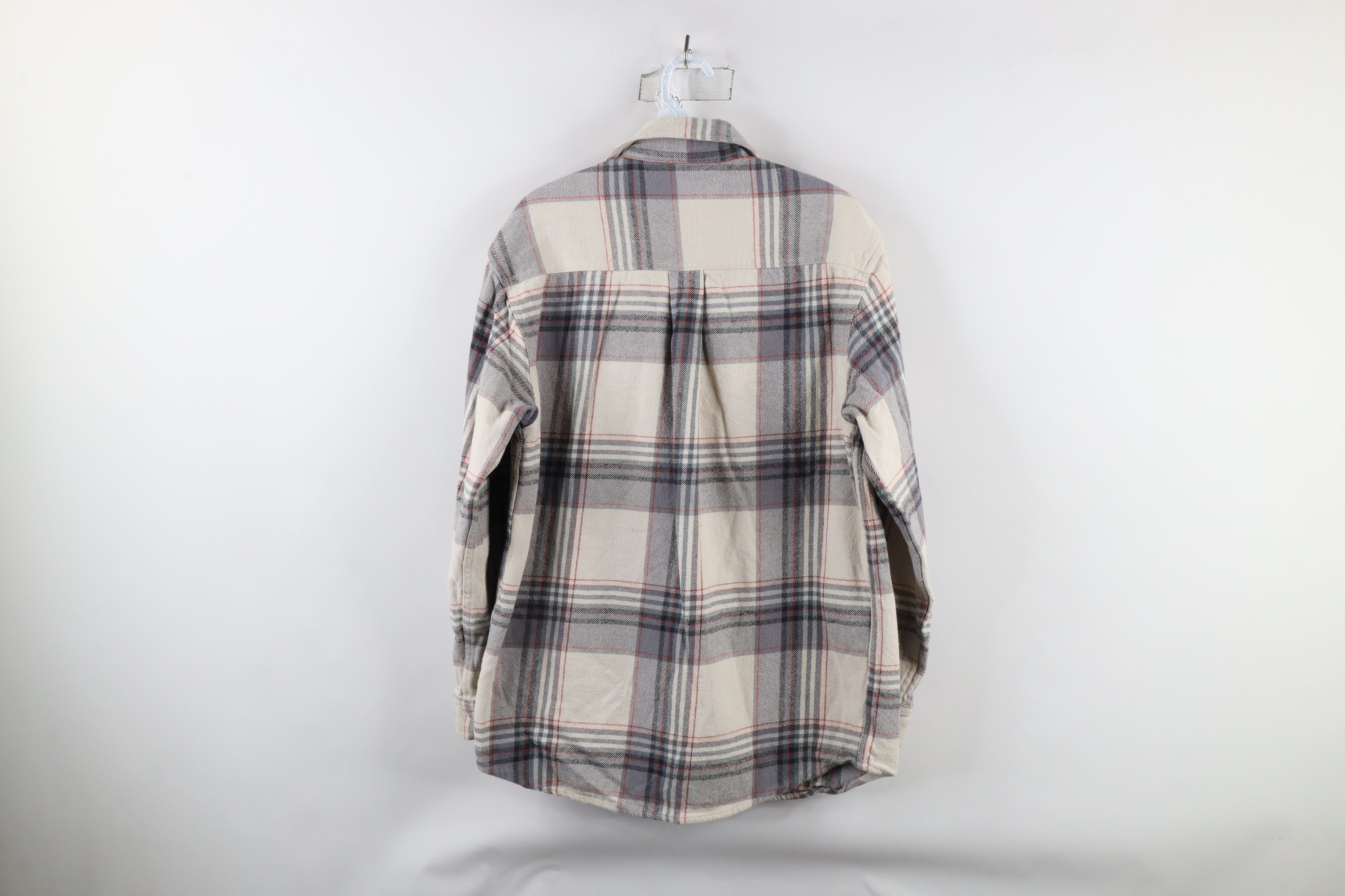 Vintage Vintage 90s Streetwear Heavyweight Flannel Snap Button Shirt Size US M / EU 48-50 / 2 - 6 Thumbnail