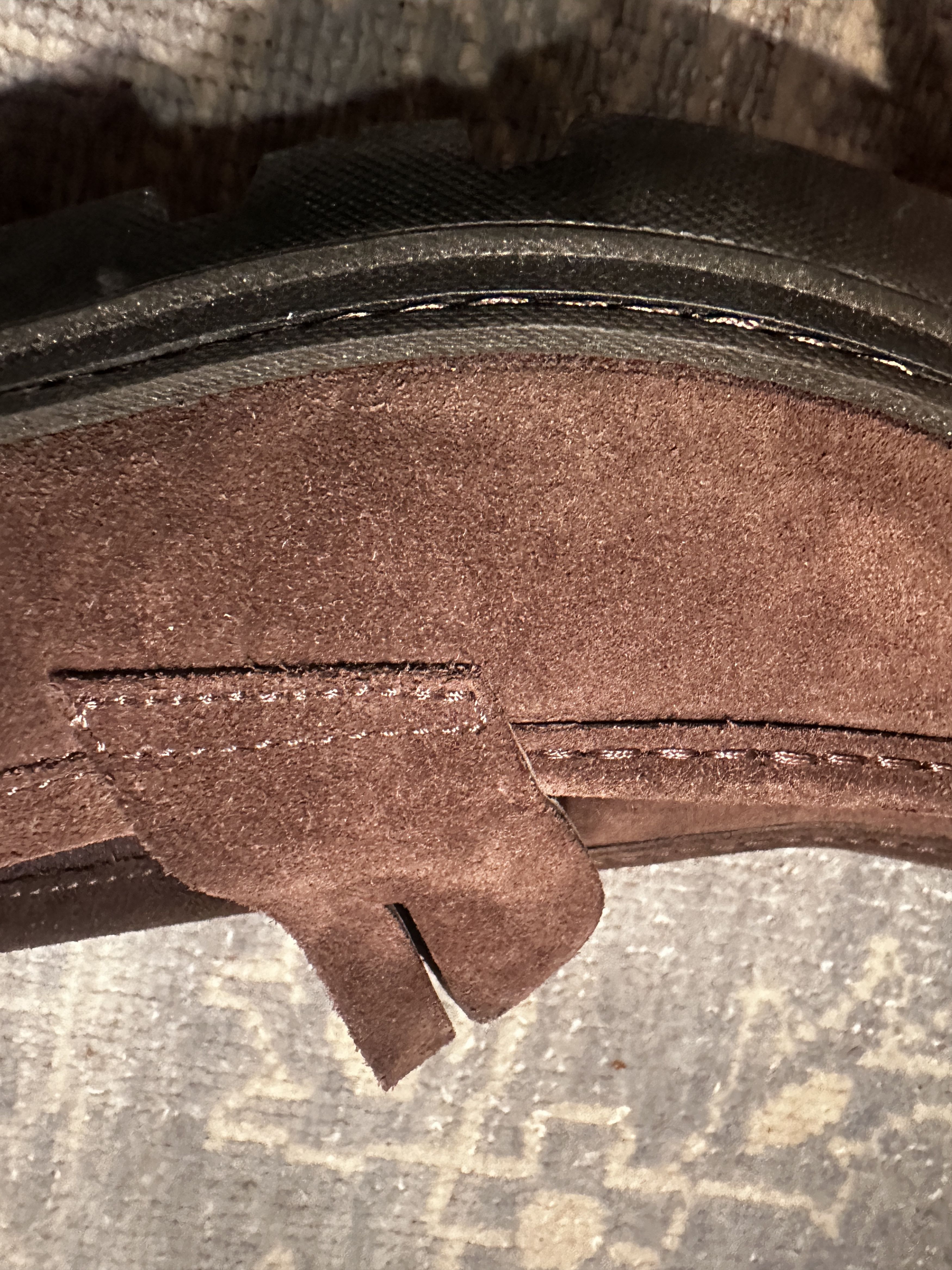 Camper Brown suede penny loafers w/ toe caps Size US 11.5 / EU 44-45 - 9 Thumbnail